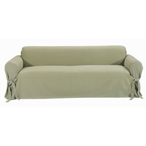 Classic Slipcovers Brushed Twill Loveseat Slipcover