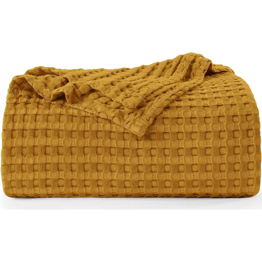 Cotton Waffle Blanket - Kingsize