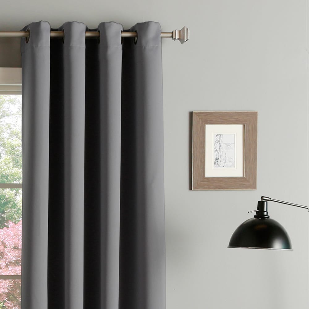 Aurora Home Thermal Insulated Blackout Grommet Top 84-inch Curtain Panel Pair - 52 x 84 - 52 x 84