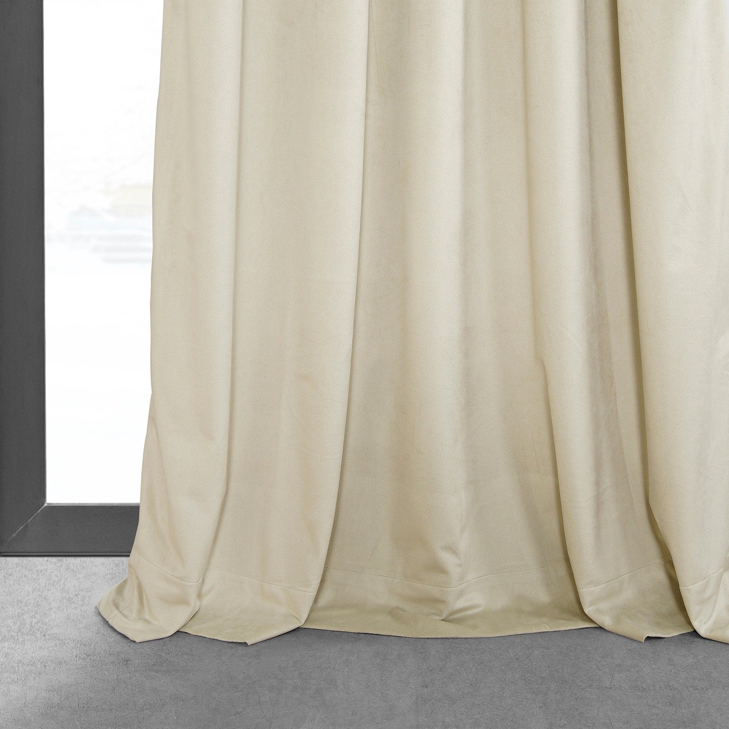 Exclusive Fabrics Signature Pleated Blackout Velvet Curtain (1 Panel)