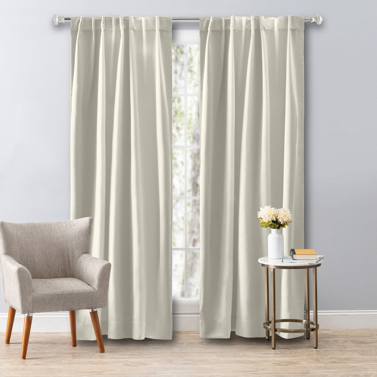 Ultimate Black Out Premium 2-Way Pocket Curtain Panel