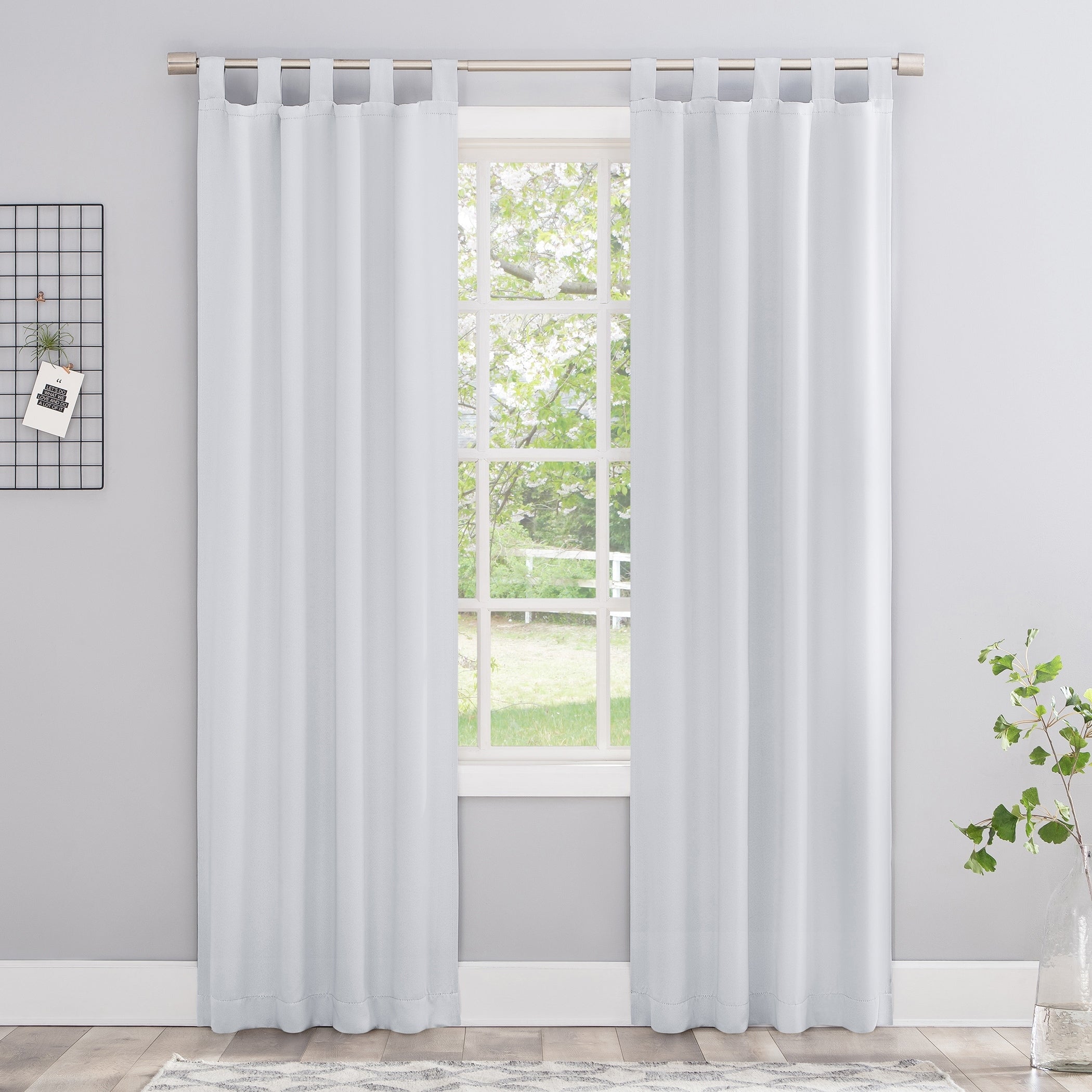 Sun Zero Hayden Energy Saving Blackout Tab Top 1-Piece Curtain Panel, Single Panel