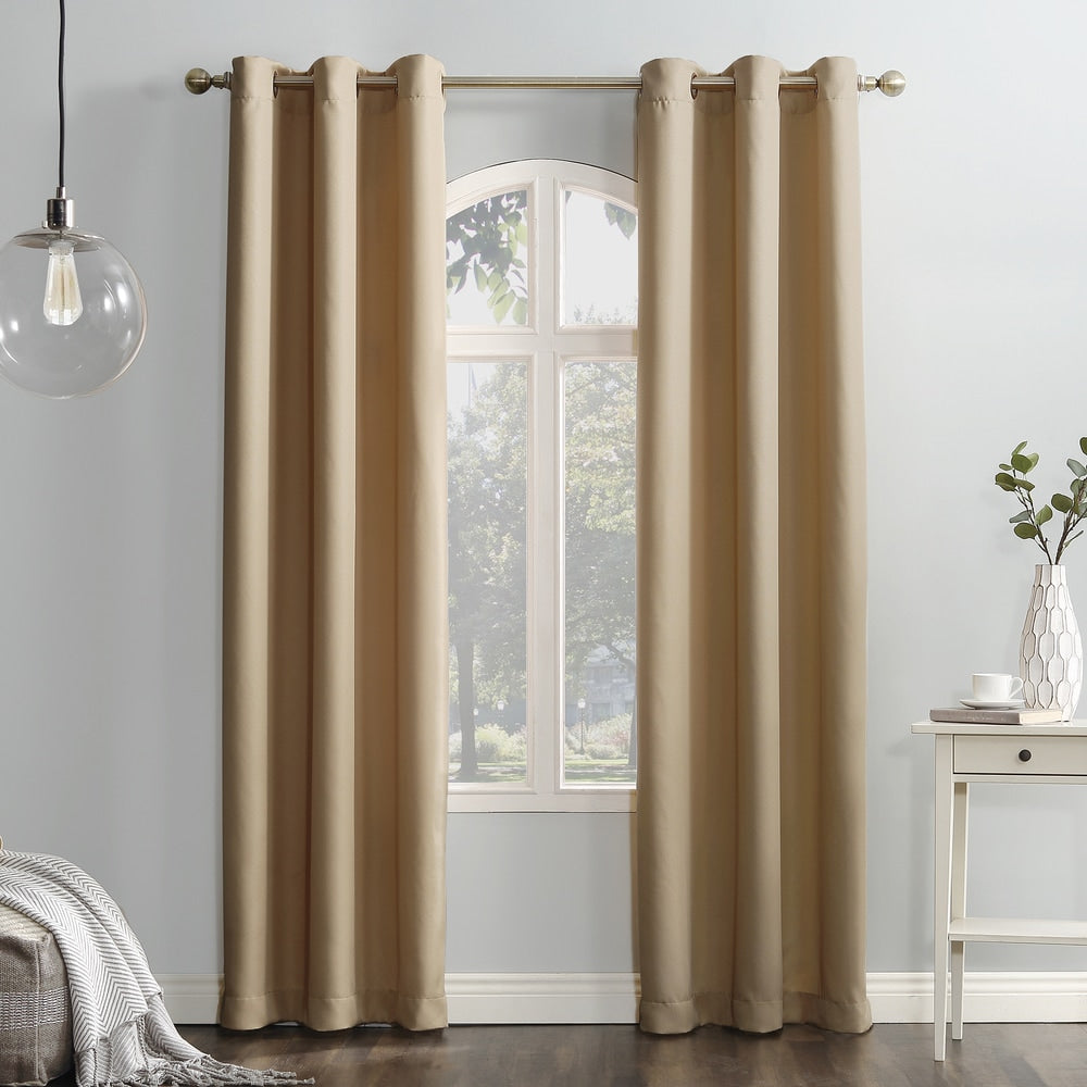 Copper Grove Speedwell Grommet Window Curtain Panel, Single Panel