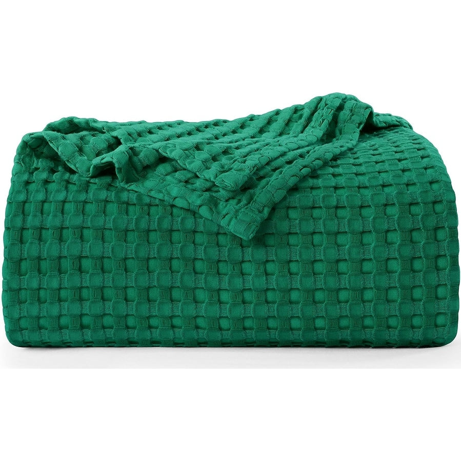 Cotton Waffle Blanket - Kingsize