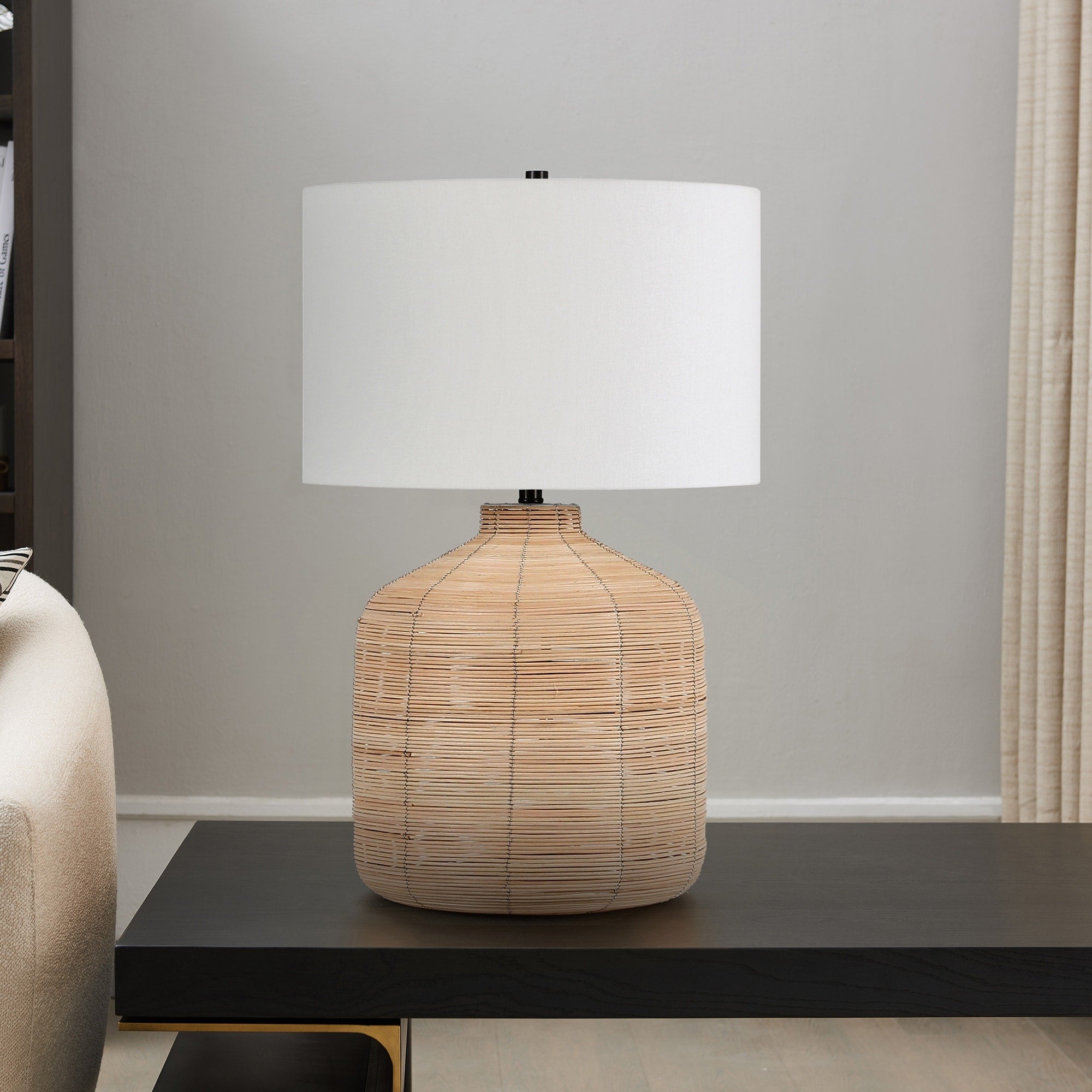 Jolina Rattan Table Lamp