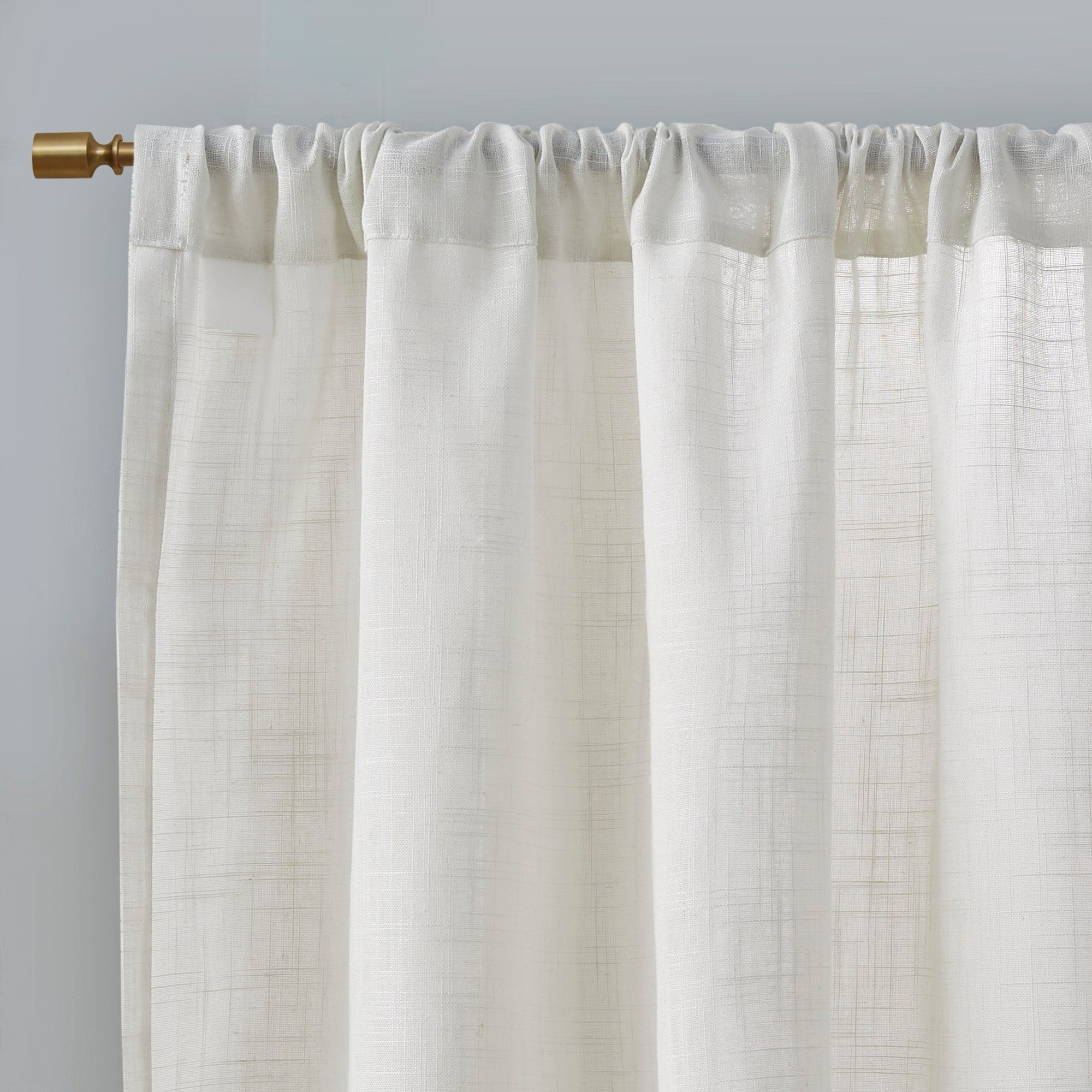 Madison Park Suvi Linen Blend Light Filtering Curtain Panel Pair