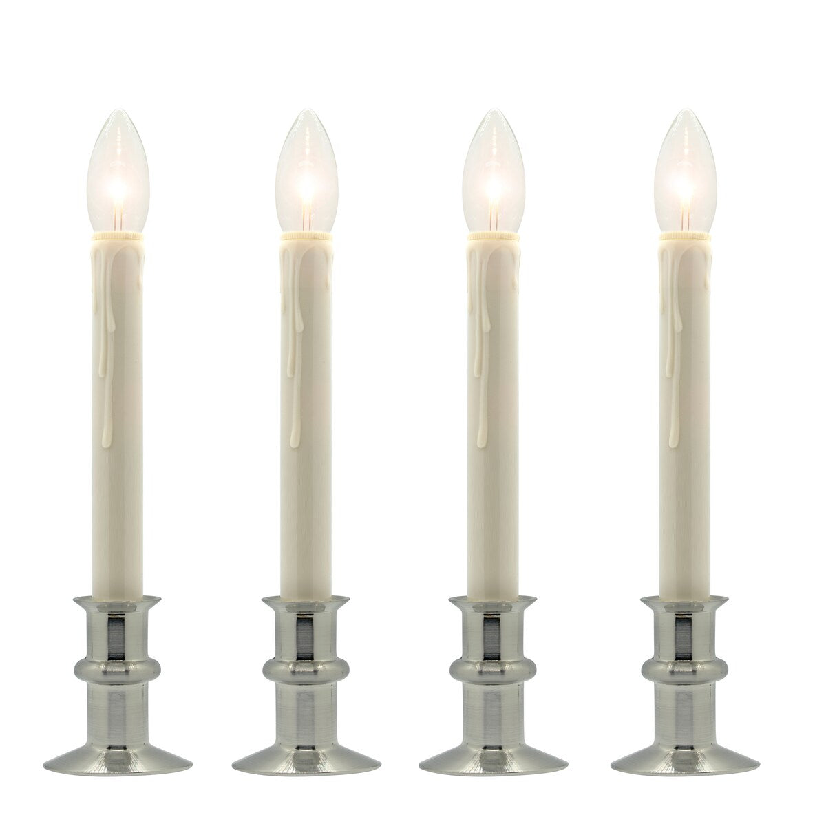 B/O Bi Directional IR Window Hugger Candles w/Remote (Set of 2 or 4)