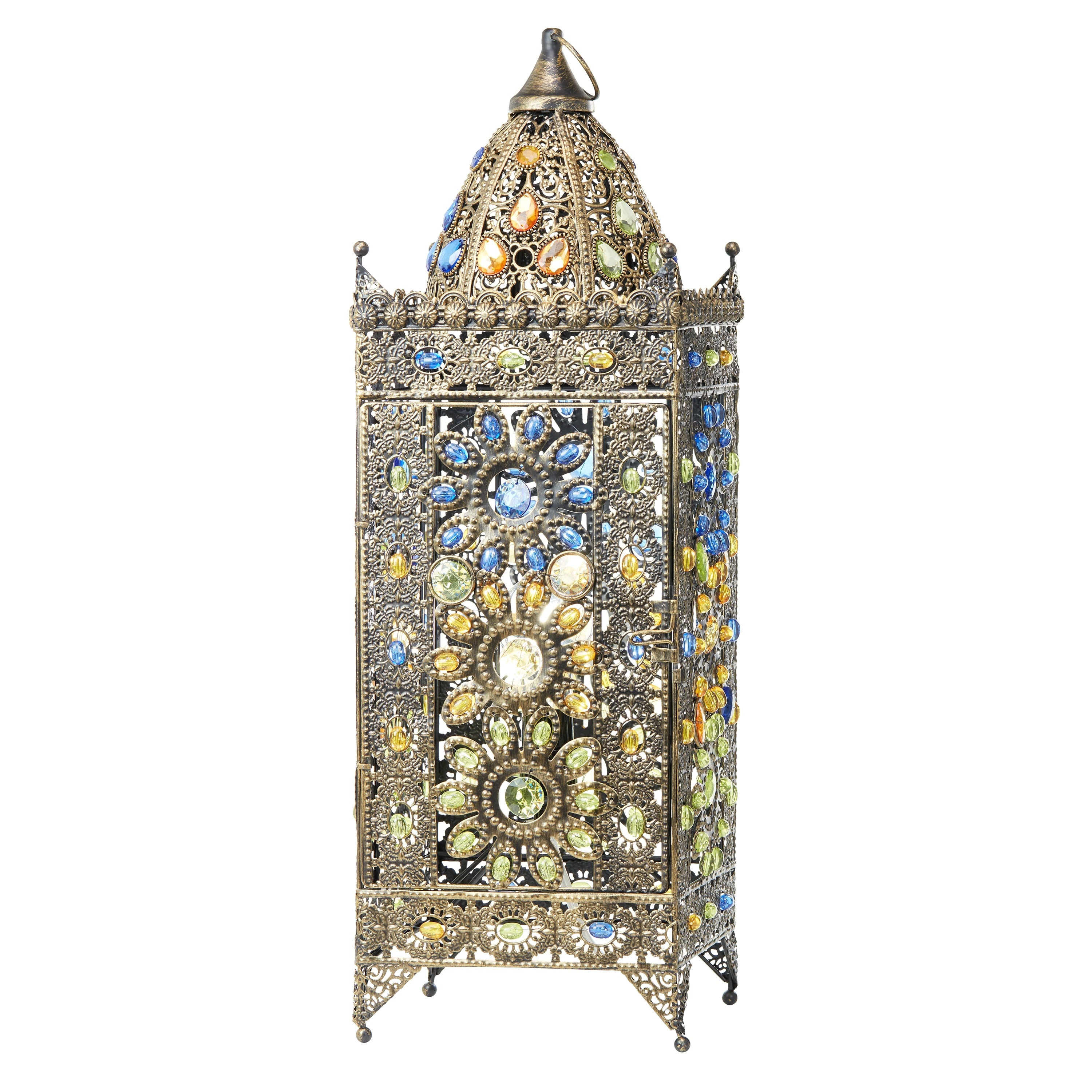 Gracewood Hollow Ellams 24-inch Jeweled Turkish Table Lamp