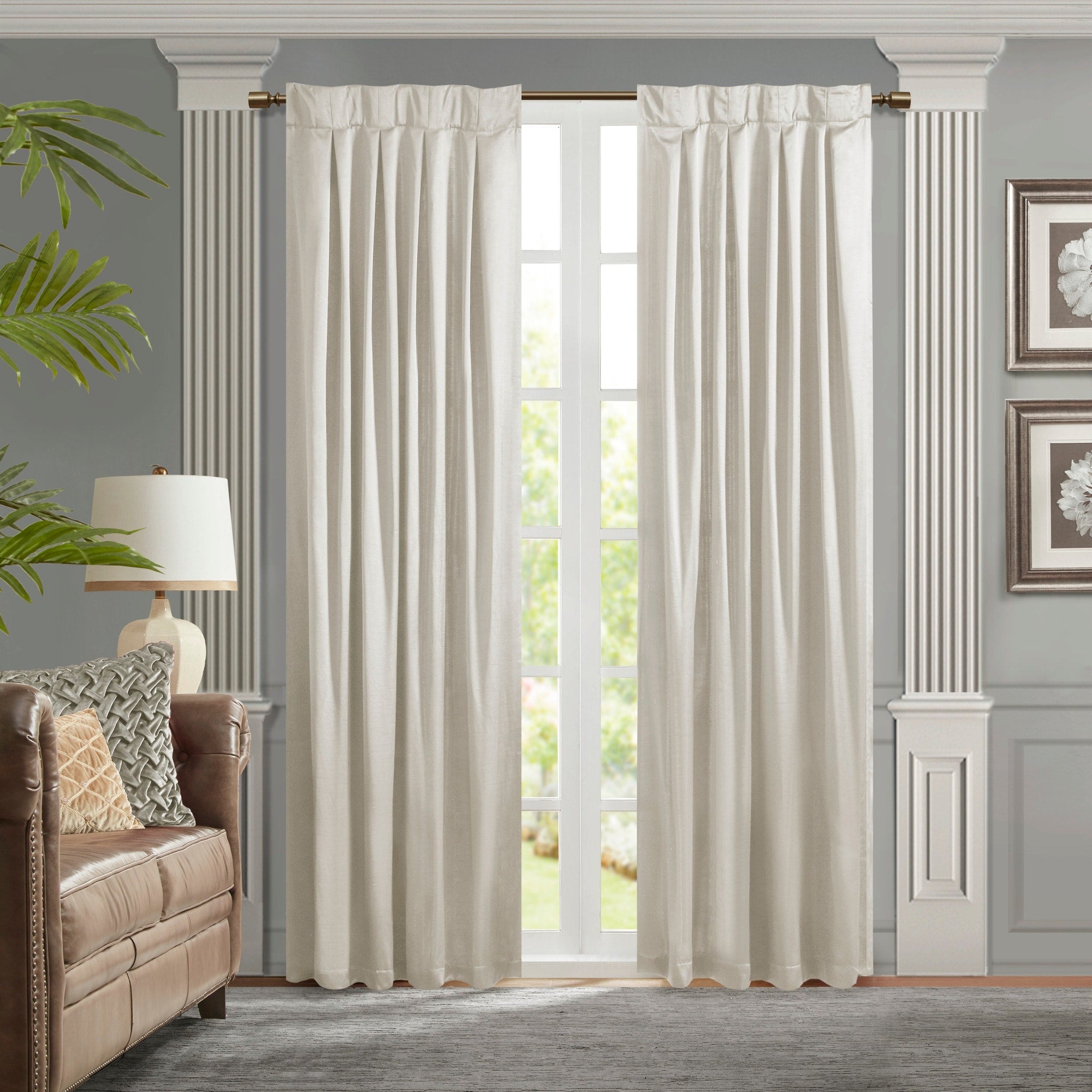 Croscill Classics Avignon Pleat Curtain Panel with Tieback (Single)