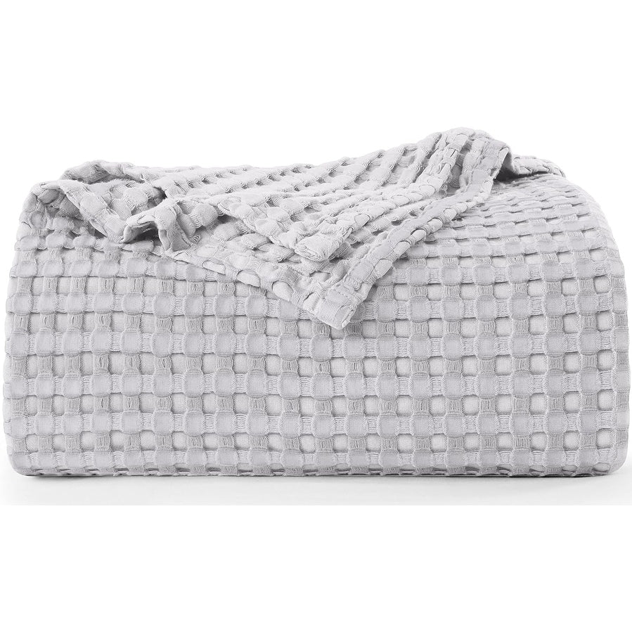 Cotton Waffle Blanket - Kingsize