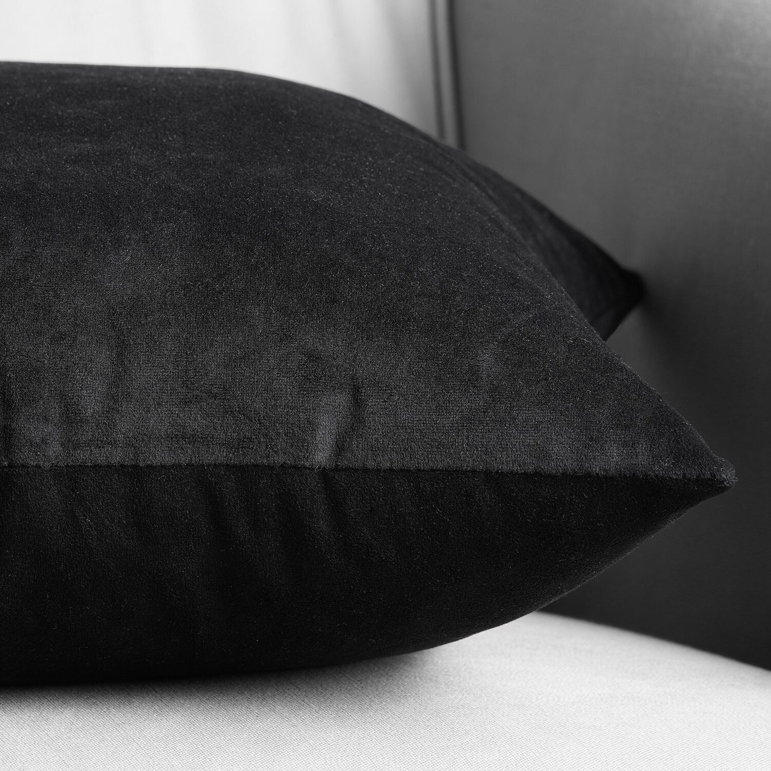 Exclusive Fabrics Signature Velvet Cushion Cover (Set of 2)