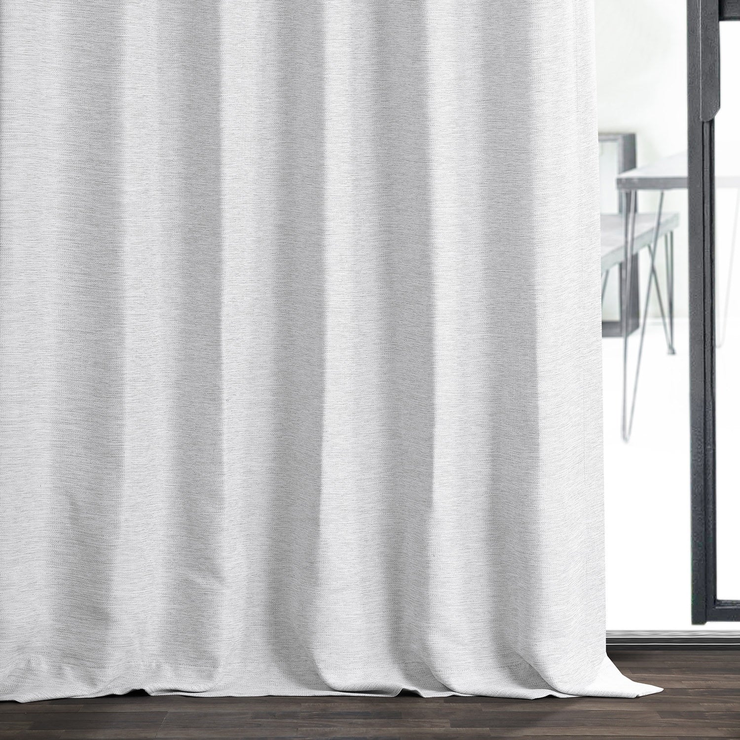 Exclusive Fabrics Off White Bellino Room Darkening Curtain (1 Panel)