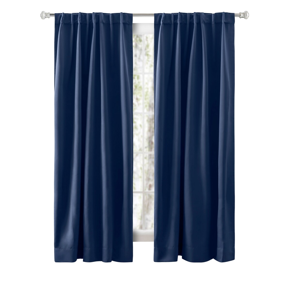 Ultimate Black Out Premium 2-Way Pocket Curtain Panel