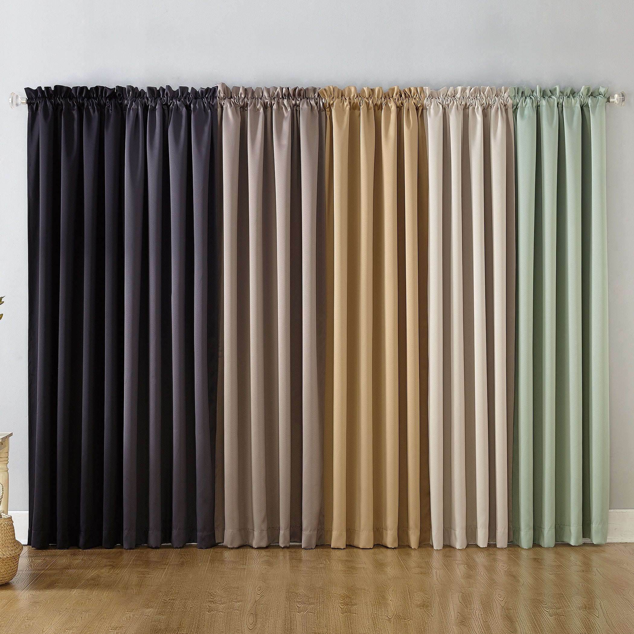 Sun Zero Oslo Theater Grade Extreme Total Blackout Rod Pocket 1-Piece Curtain Panel, Single Panel