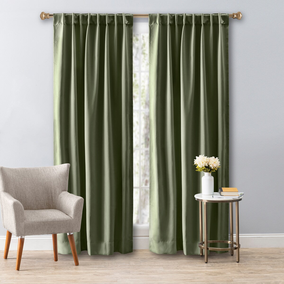 Ultimate Black Out Premium 2-Way Pocket Curtain Panel