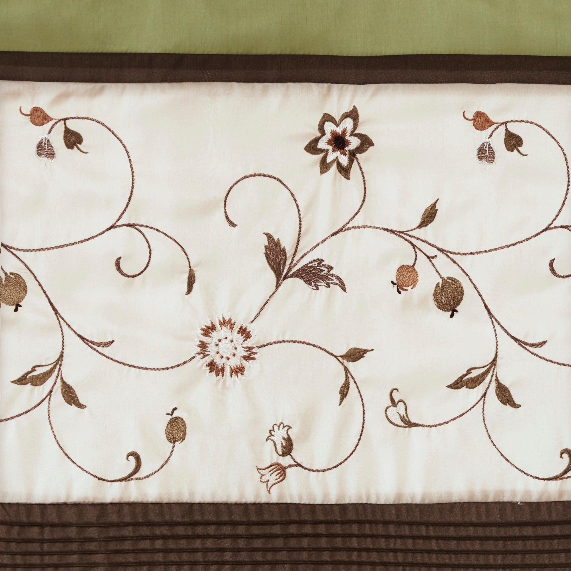 Madison Park Belle Embroidered Window Curtain Panel