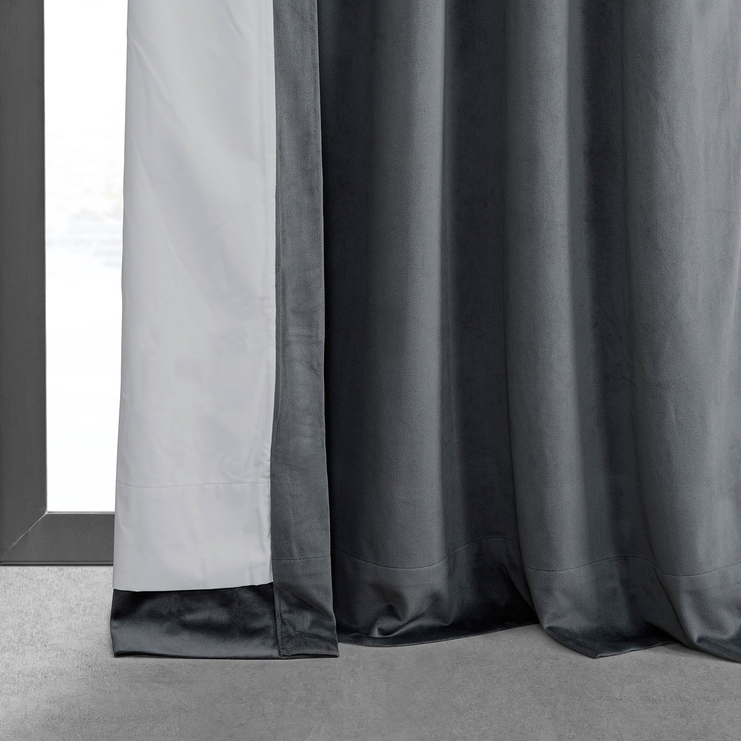 Exclusive Fabrics Signature Pleated Blackout Velvet Curtain (1 Panel)