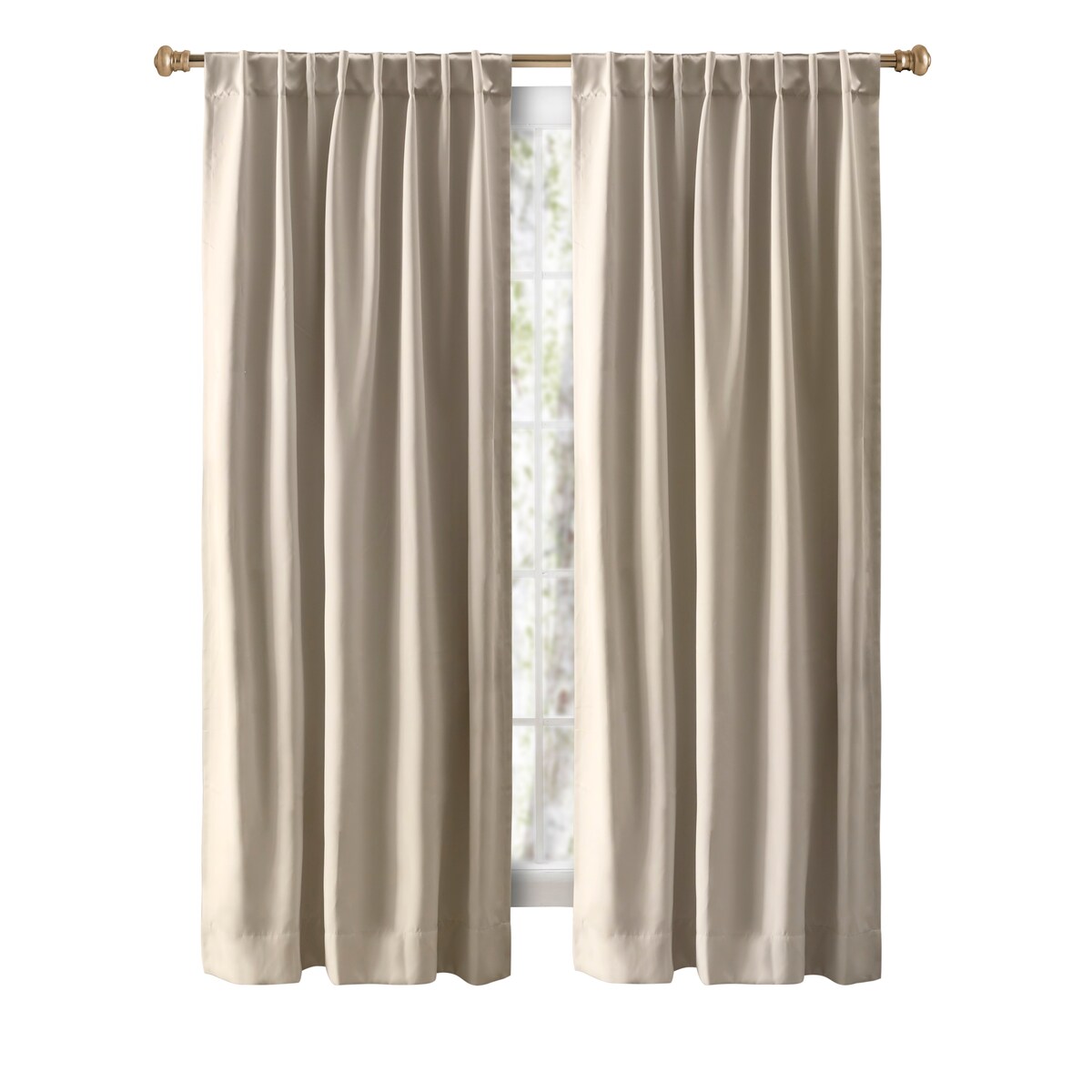 Ultimate Black Out Premium 2-Way Pocket Curtain Panel