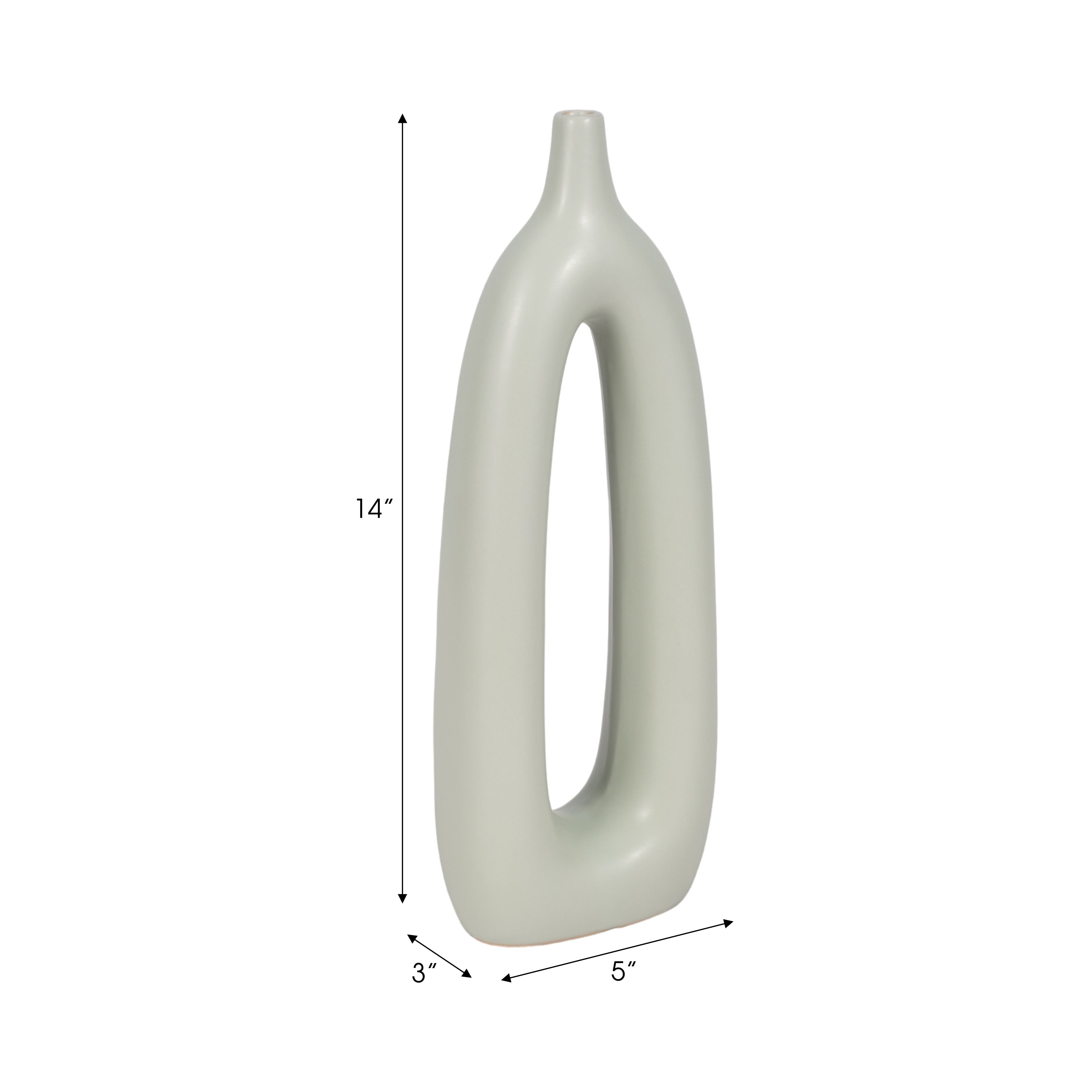 Sagebrook Home's Elegant Ceramic Vase - Perfect For Any Decor