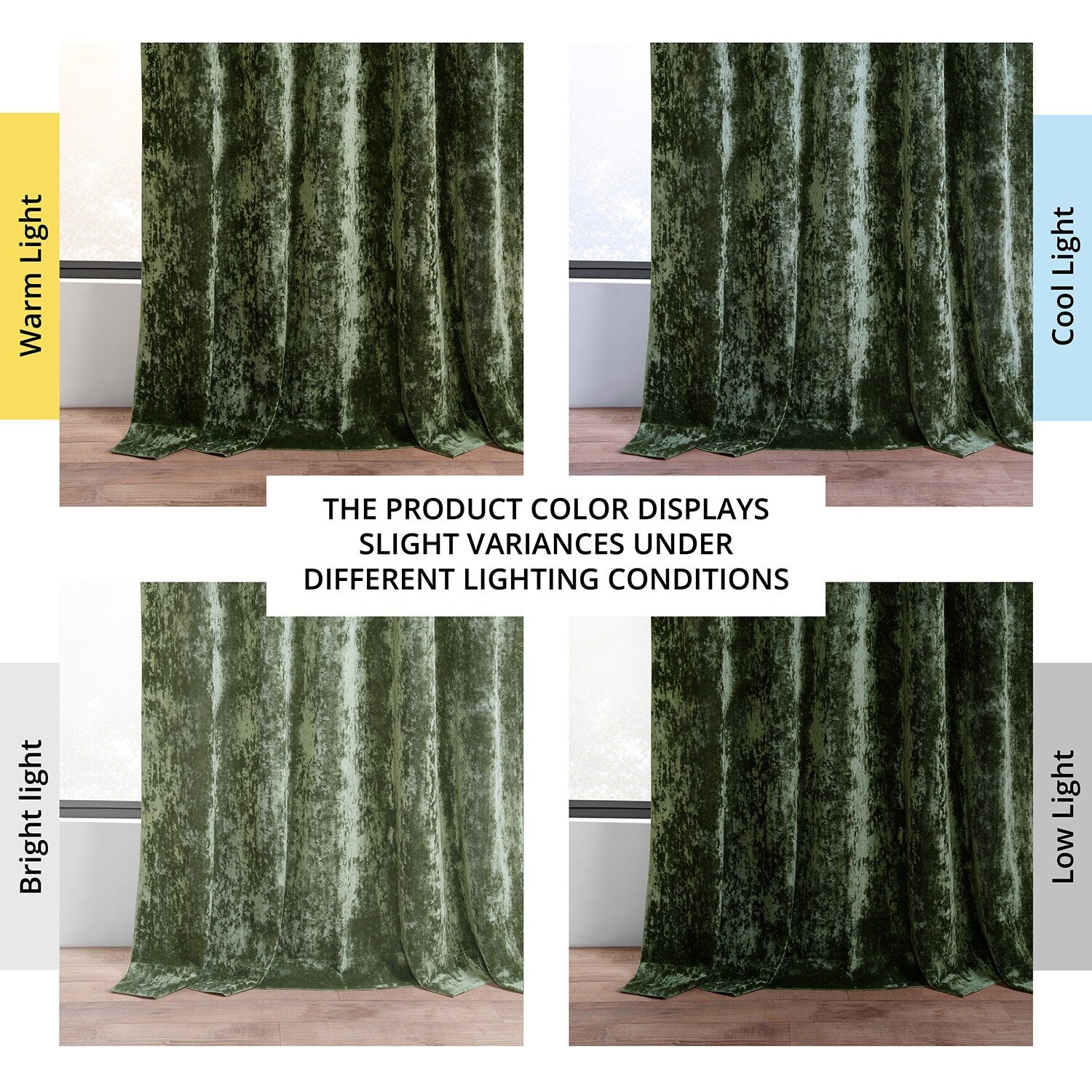 Exclusive Fabrics Lush Crush Velvet Curtains - Room Darkening Curtain for Bedroom & Living Room (1 Panel)