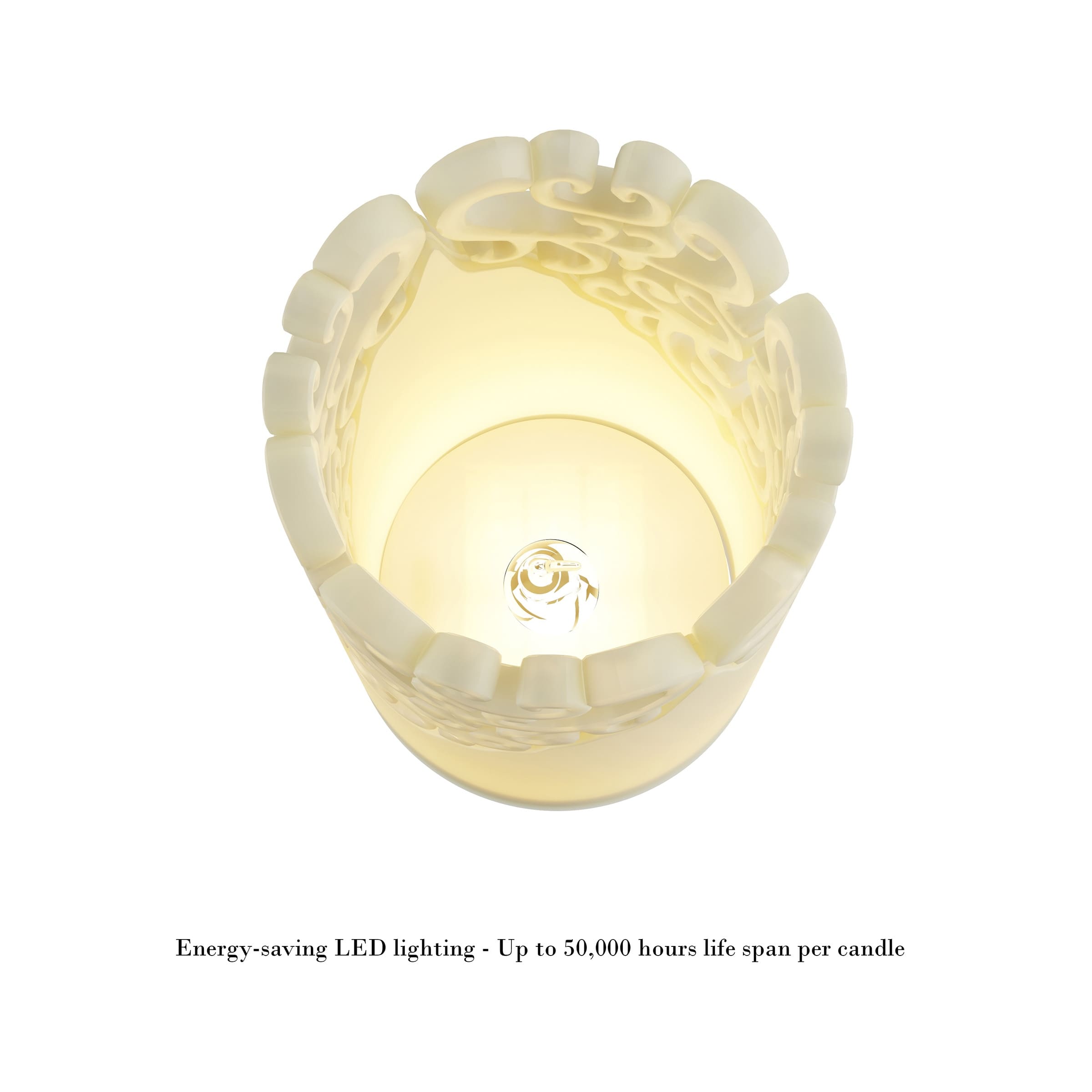 Lavish Home 3-Piece Flameless LED Candle Set