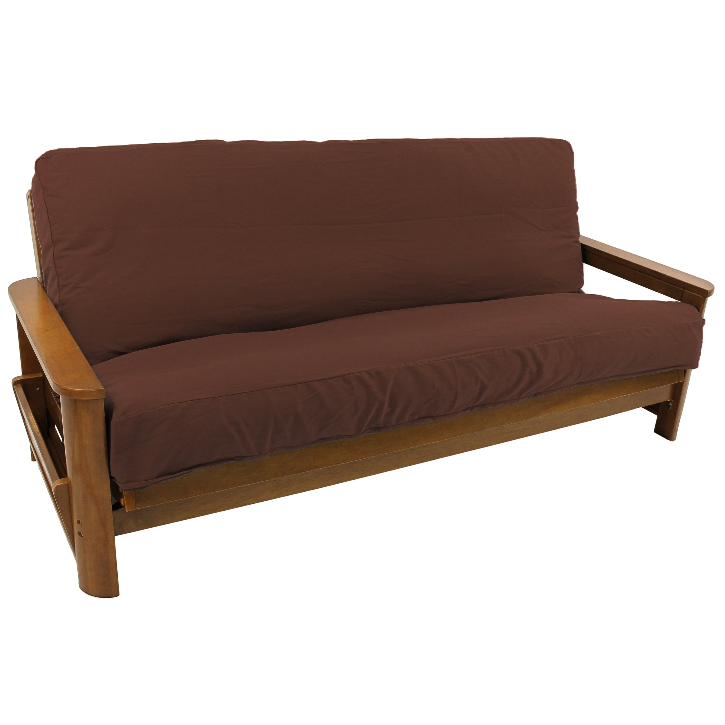 Solid Twill Full-Size 8-10 Inch Thick Futon Cover