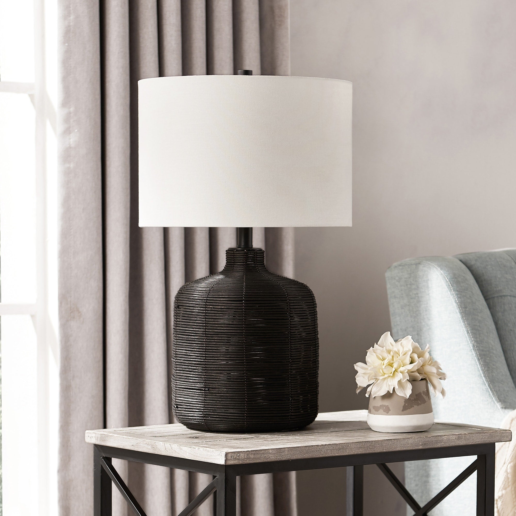 Jolina Rattan Table Lamp