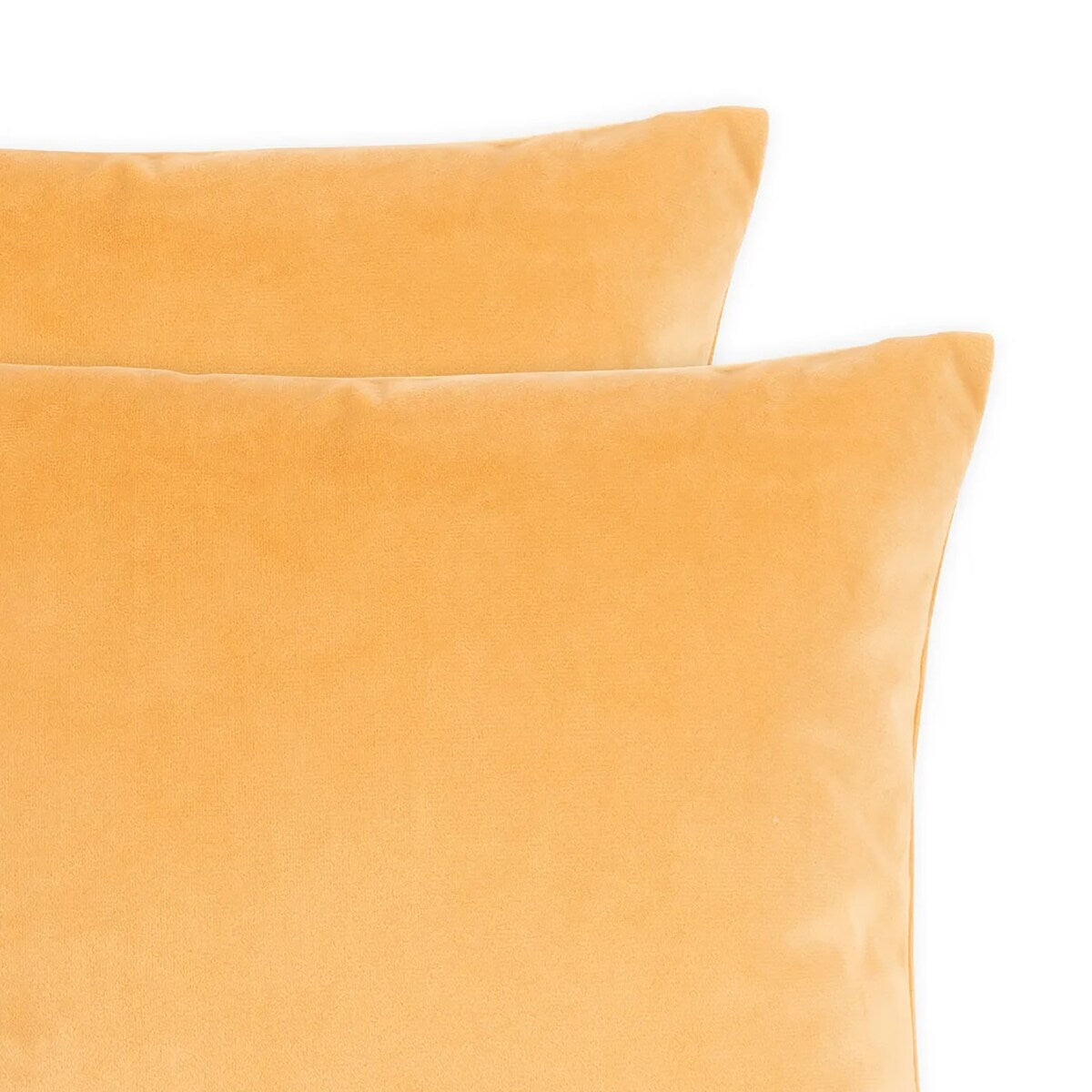 KAF Home Square Velvet Pillow Cover, Set of 2