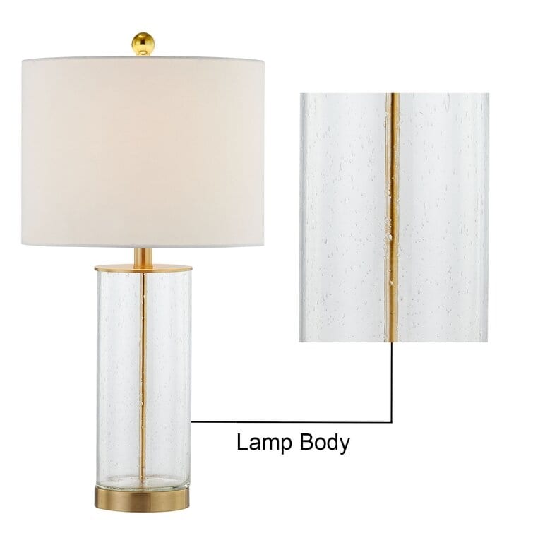 23.75 Clear Glass Table Lamp Set (Set of 2) - 13*13*23.75