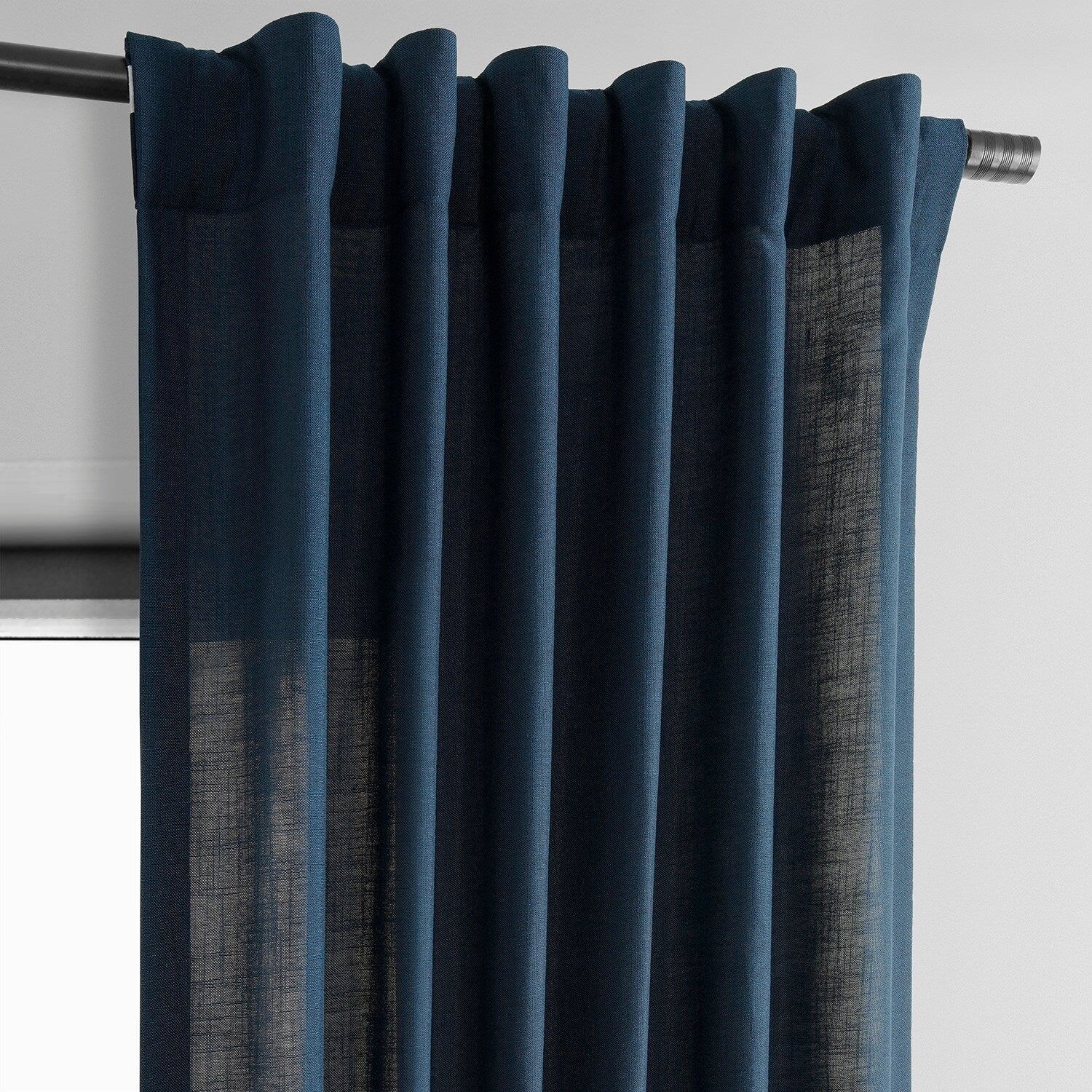 Exclusive Fabrics Classic Faux Linen Curtain (1 Panel)