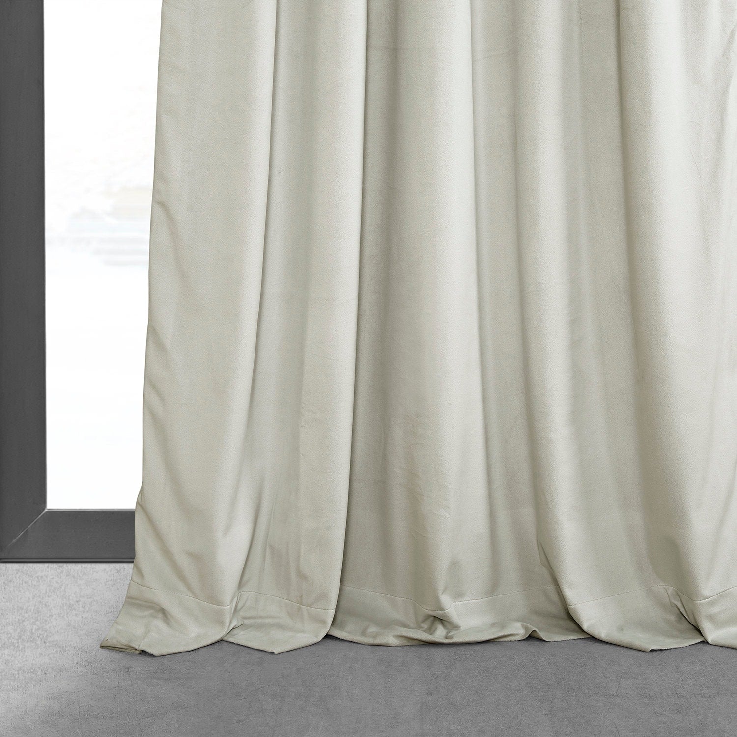 Exclusive Fabrics Signature Pleated Blackout Velvet Curtain (1 Panel)