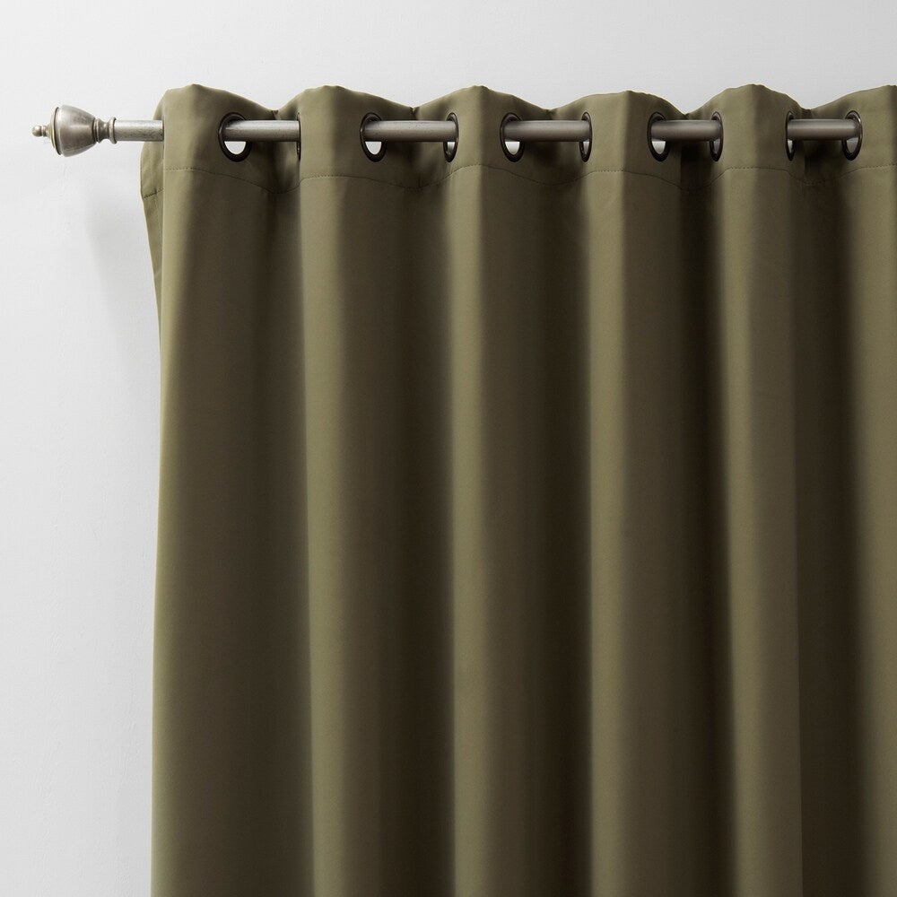 Aurora Home Extra Wide Fire-retardant 96-inch Blackout Curtain Panel