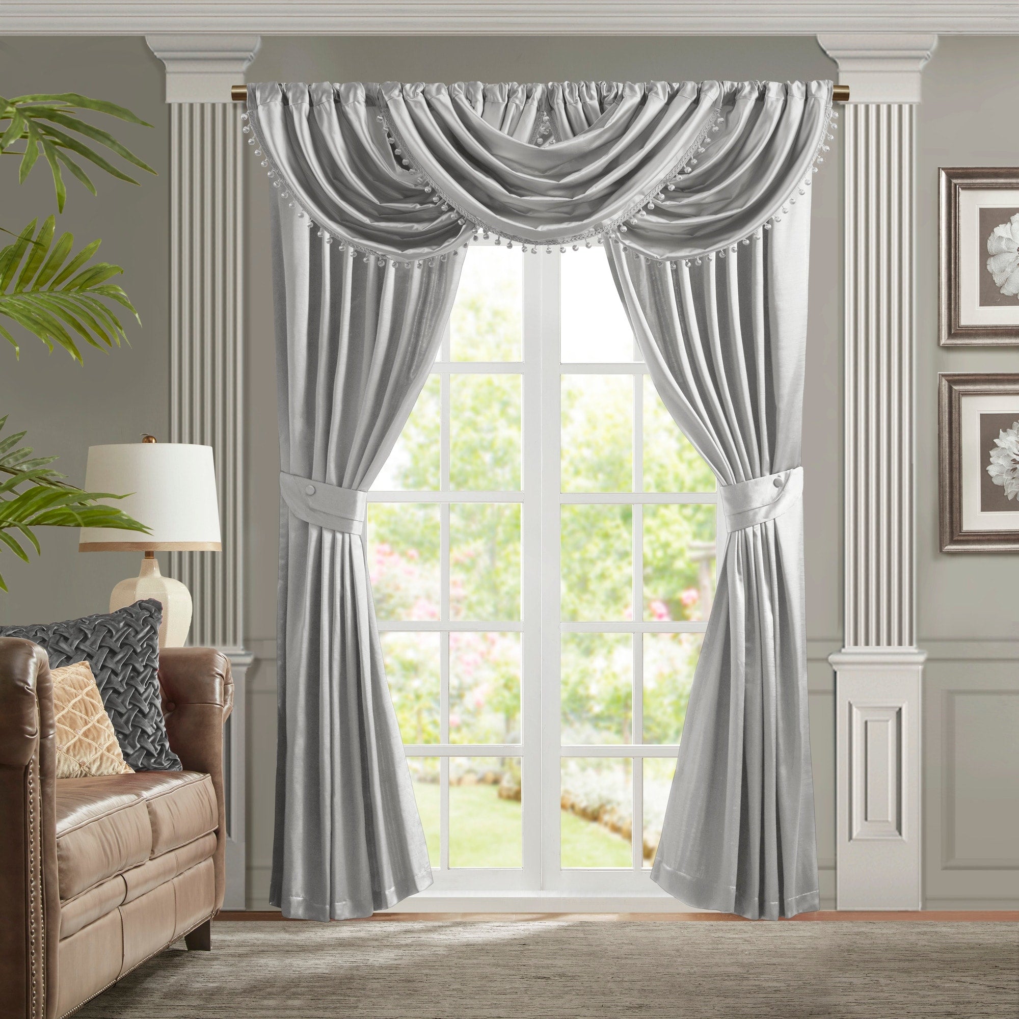 Croscill Classics Avignon Pleat Curtain Panel with Tieback (Single)