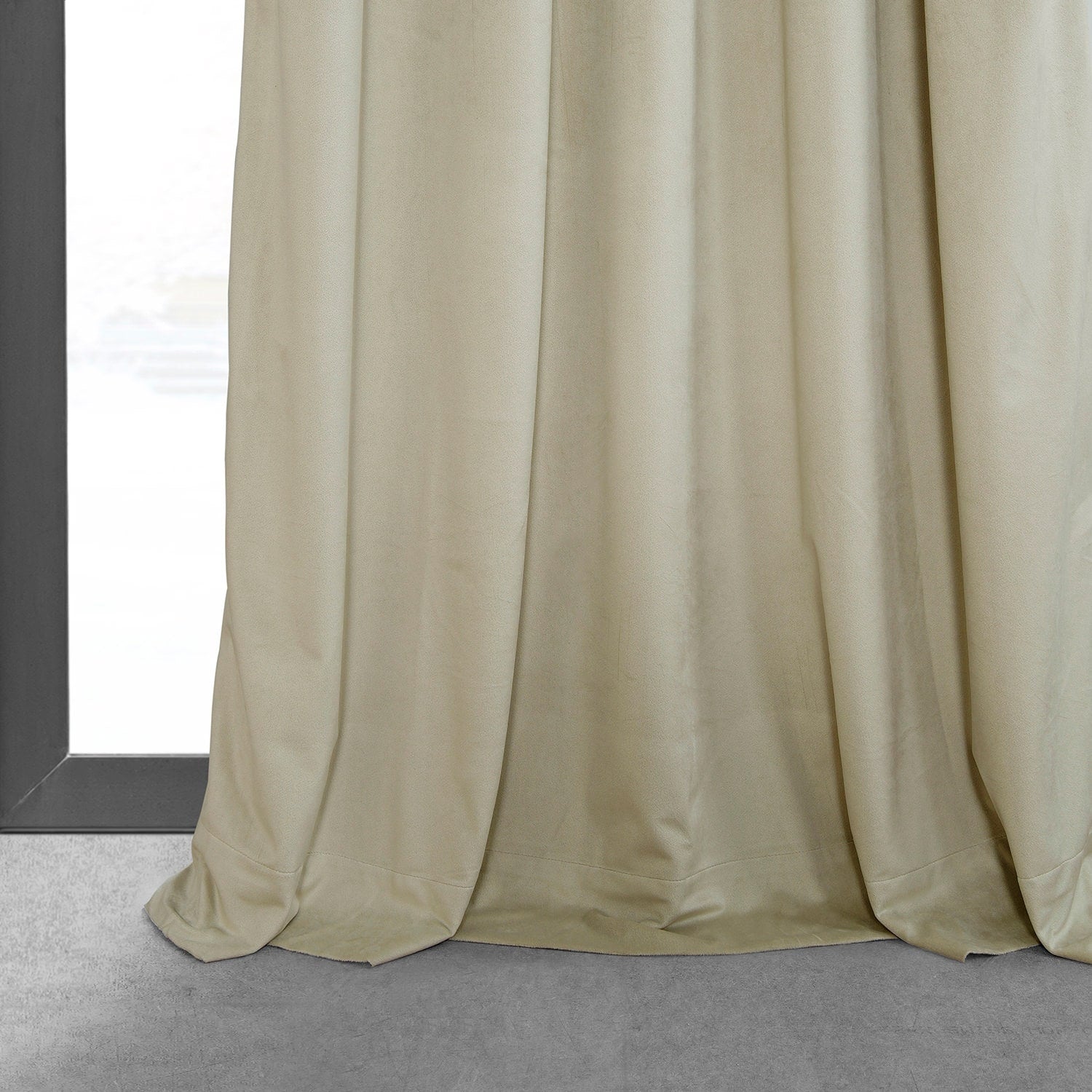 Exclusive Fabrics Signature Pleated Blackout Velvet Curtain (1 Panel)