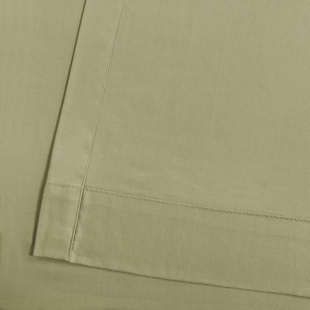 Exclusive Fabrics Solid Cotton Tie-Top Curtain (1 Panel)