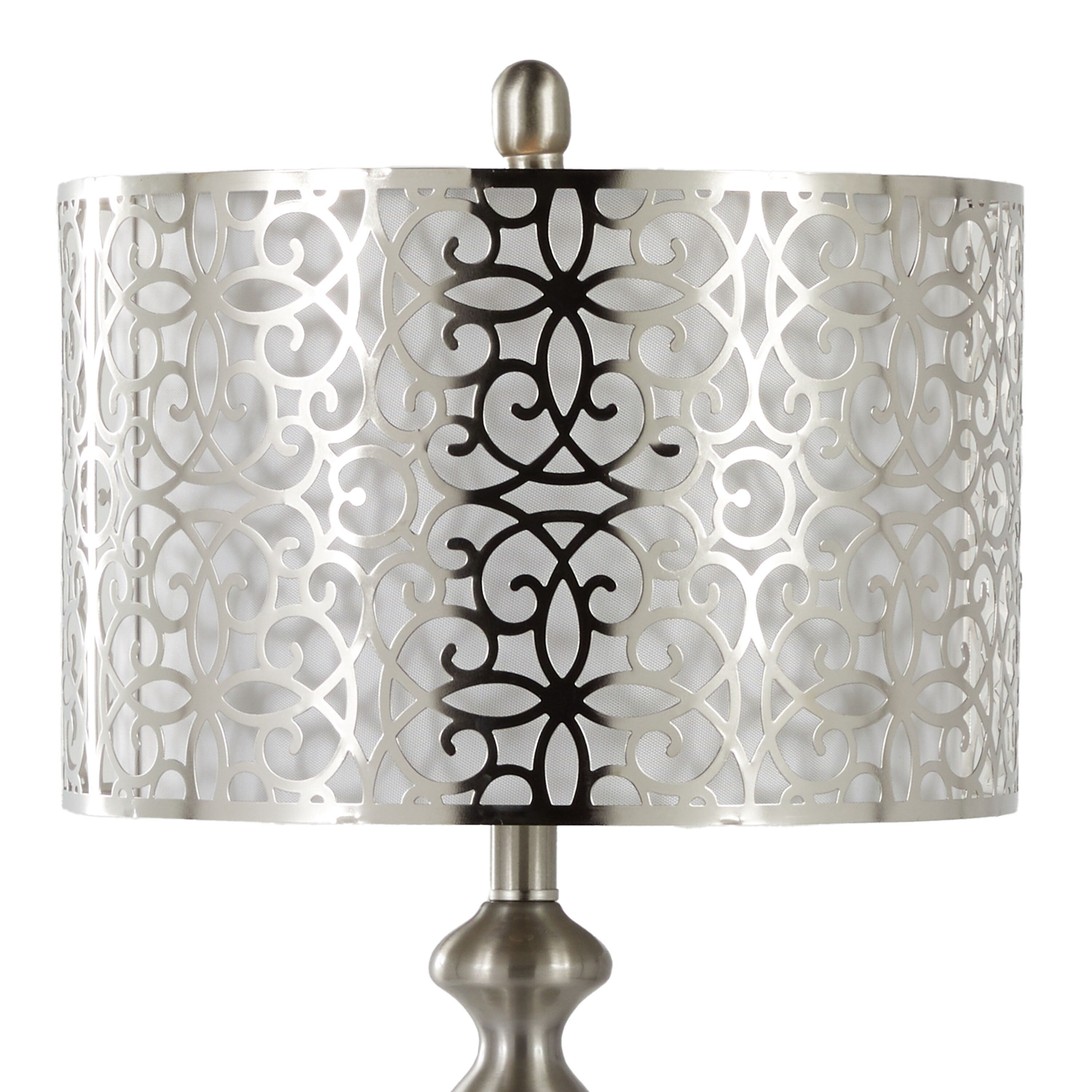 Ashland 27 Metal Table Lamp with Laser Cut Detail (Set of 2) - 27