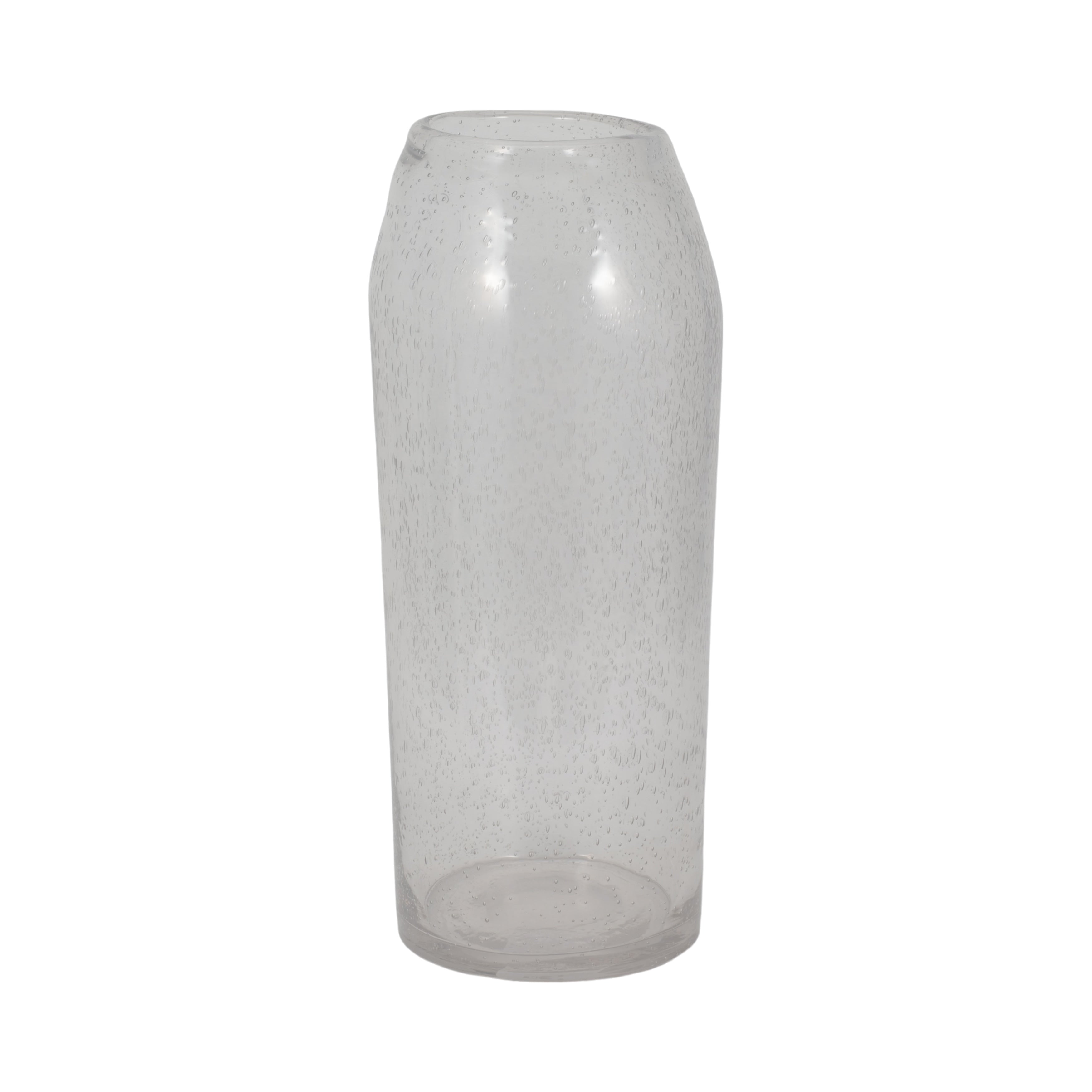 Sagebrook Home Elegant Glass Floor Vase