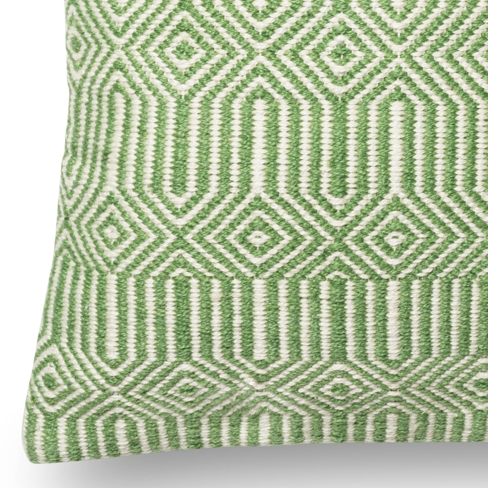 22-inch Indoor/Outdoor Geometric Throw Pillow OR Cover