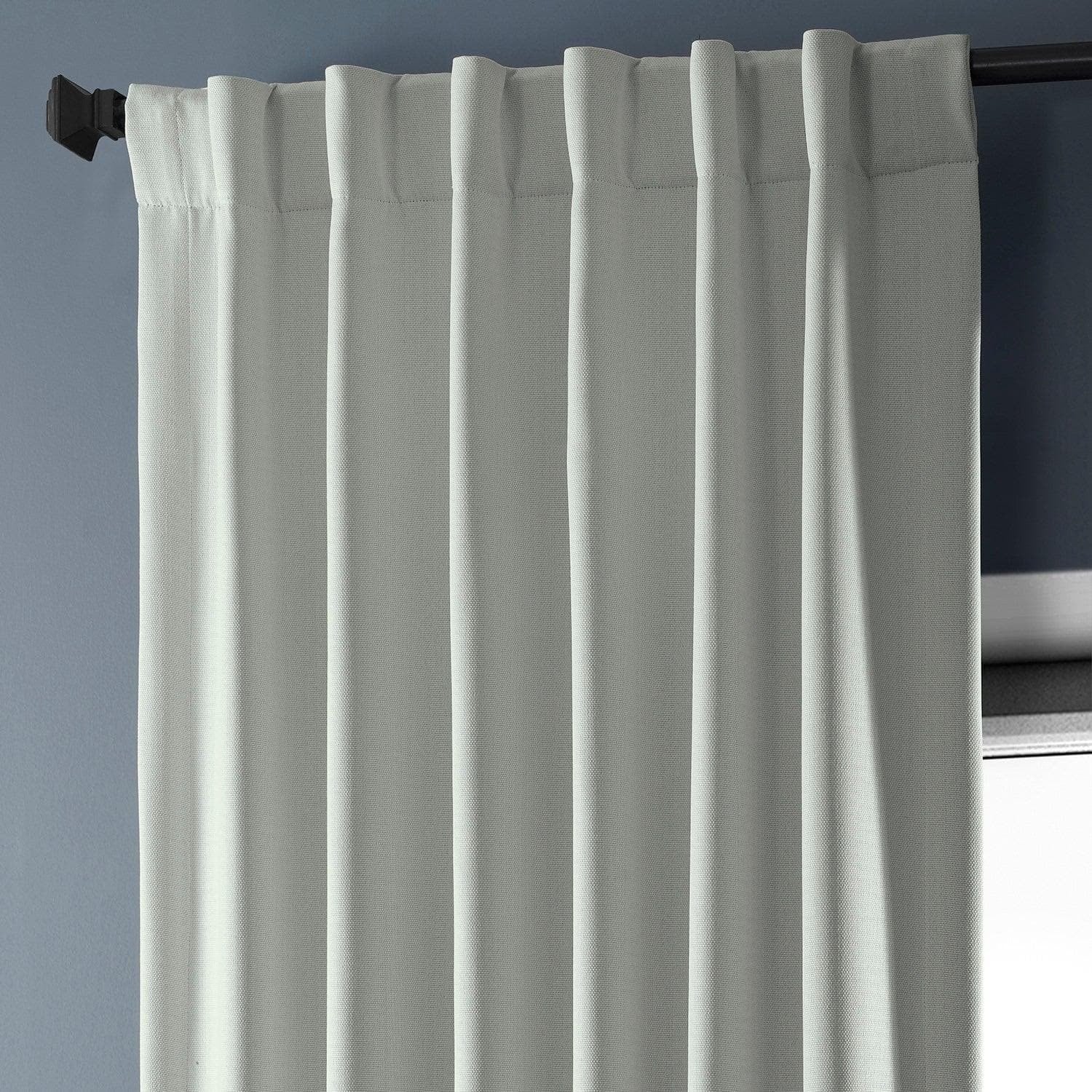 Exclusive Fabrics Faux Linen Room Darkening Curtain (1 Panel)