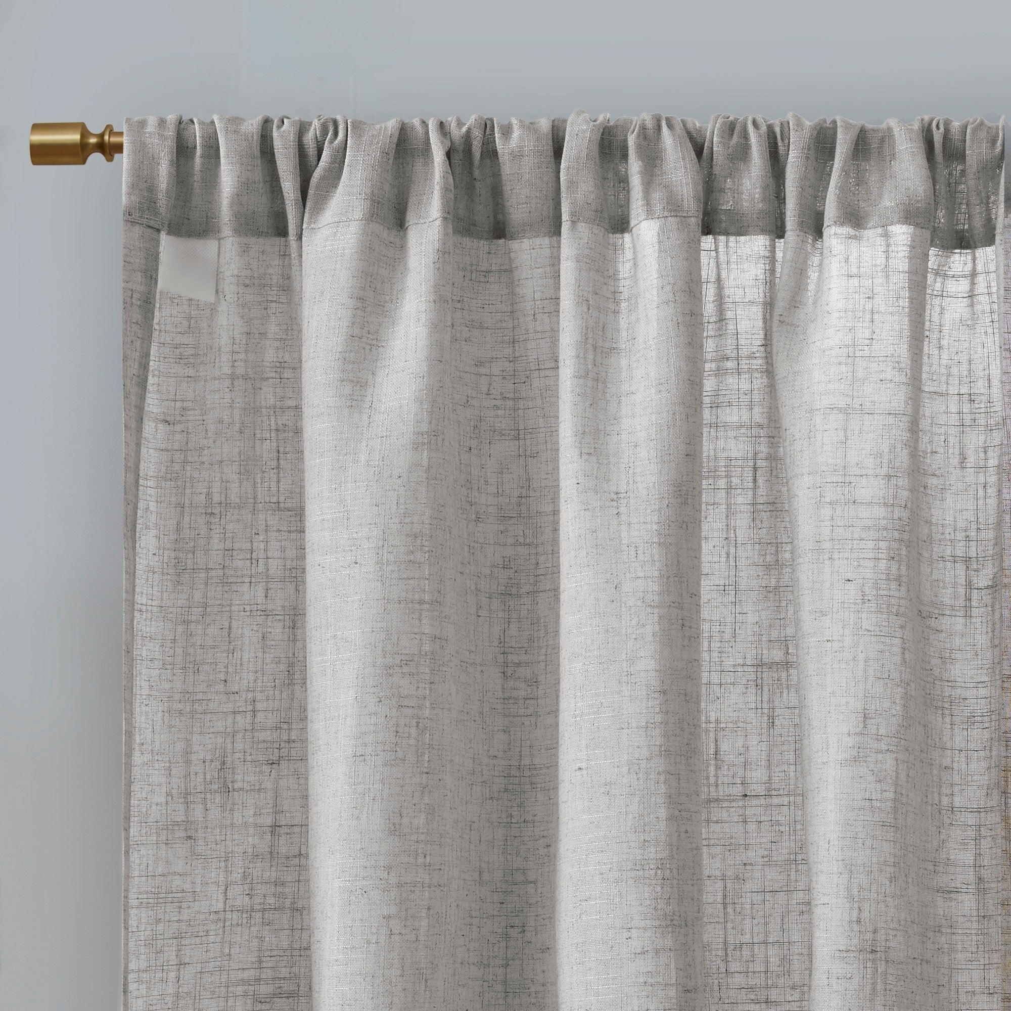 Madison Park Suvi Linen Blend Light Filtering Curtain Panel Pair