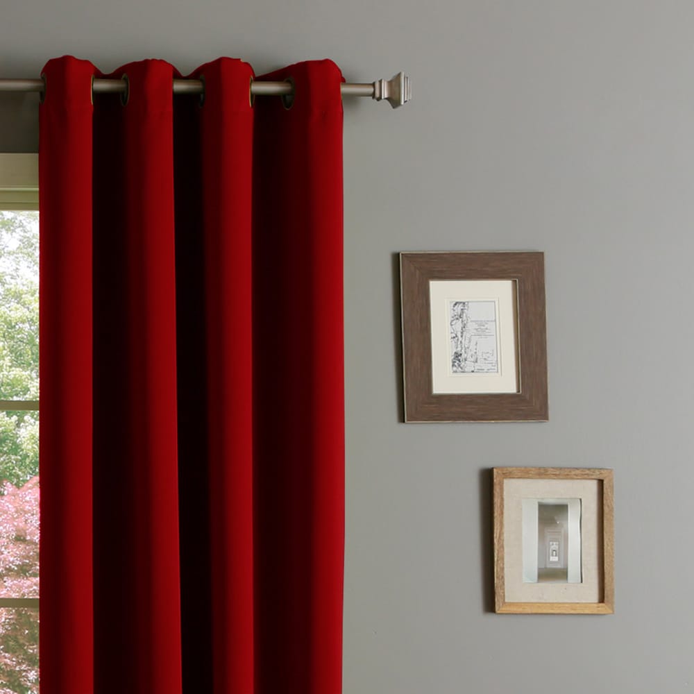 Aurora Home Thermal Insulated Blackout Grommet Top 84-inch Curtain Panel Pair - 52 x 84 - 52 x 84