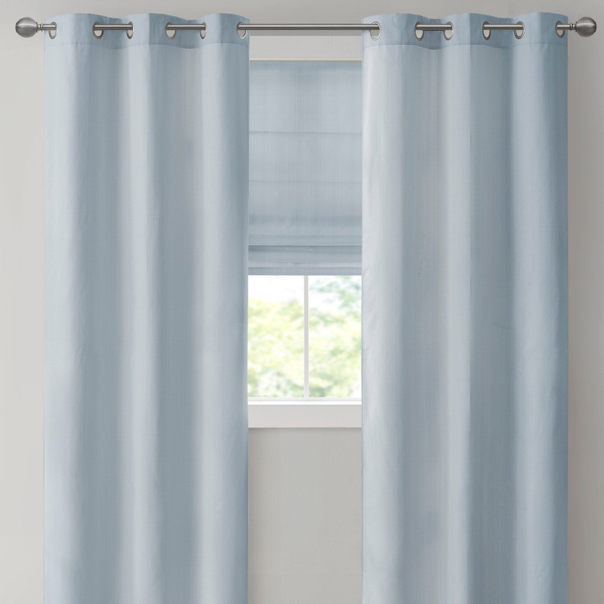 Madison Park Colm Basketweave Room Darkening Curtain Panel Pair