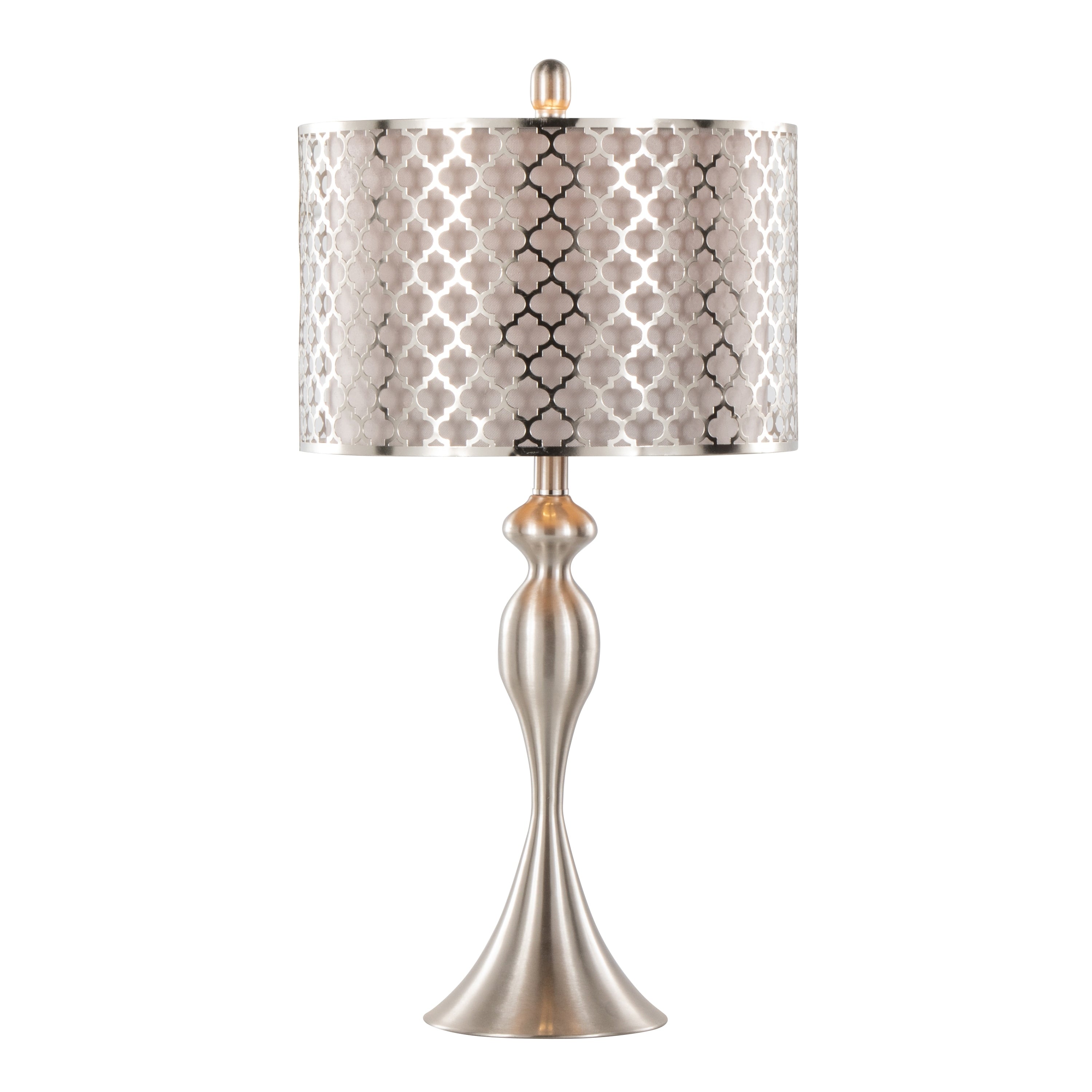 Ashland 27 Metal Table Lamp with Laser Cut Detail (Set of 2) - 27