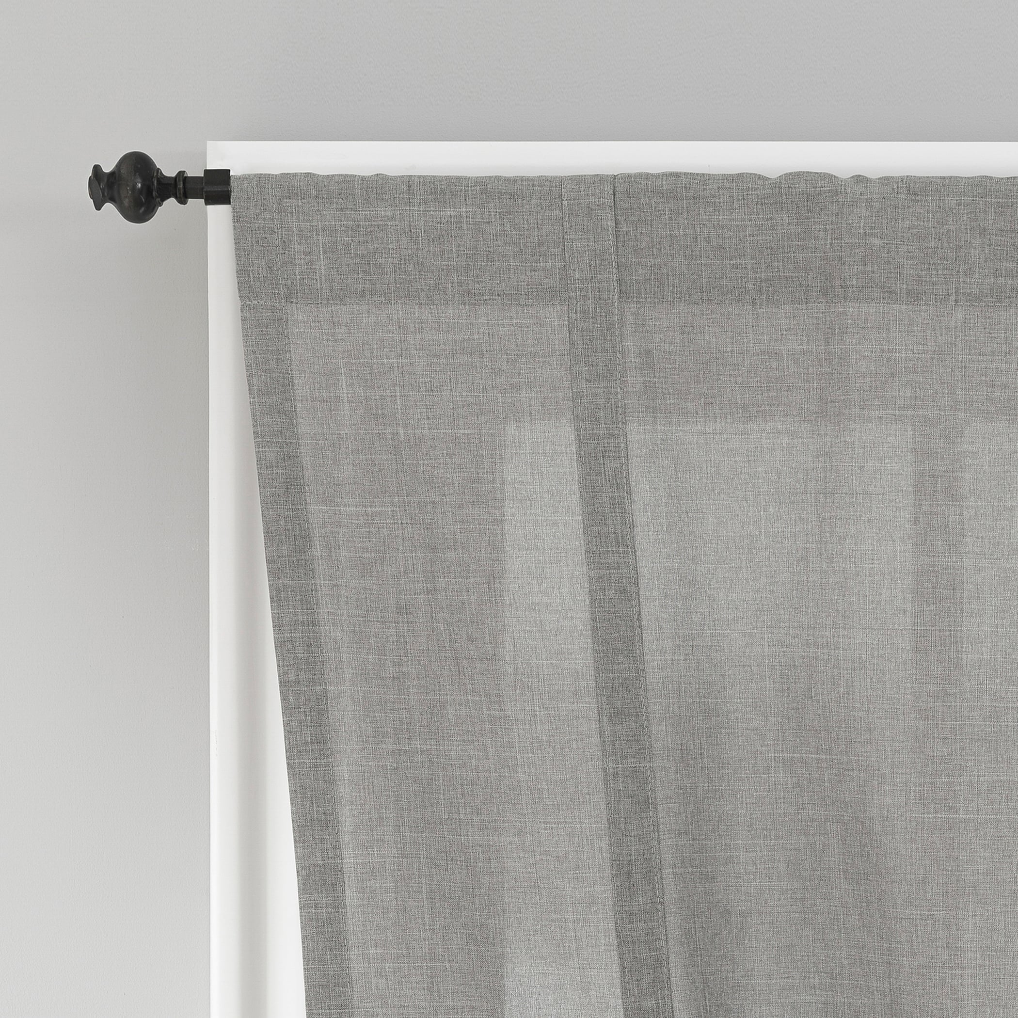 No. 918 Noah Heathered Texture Rod Pocket Window Tie-up Shade