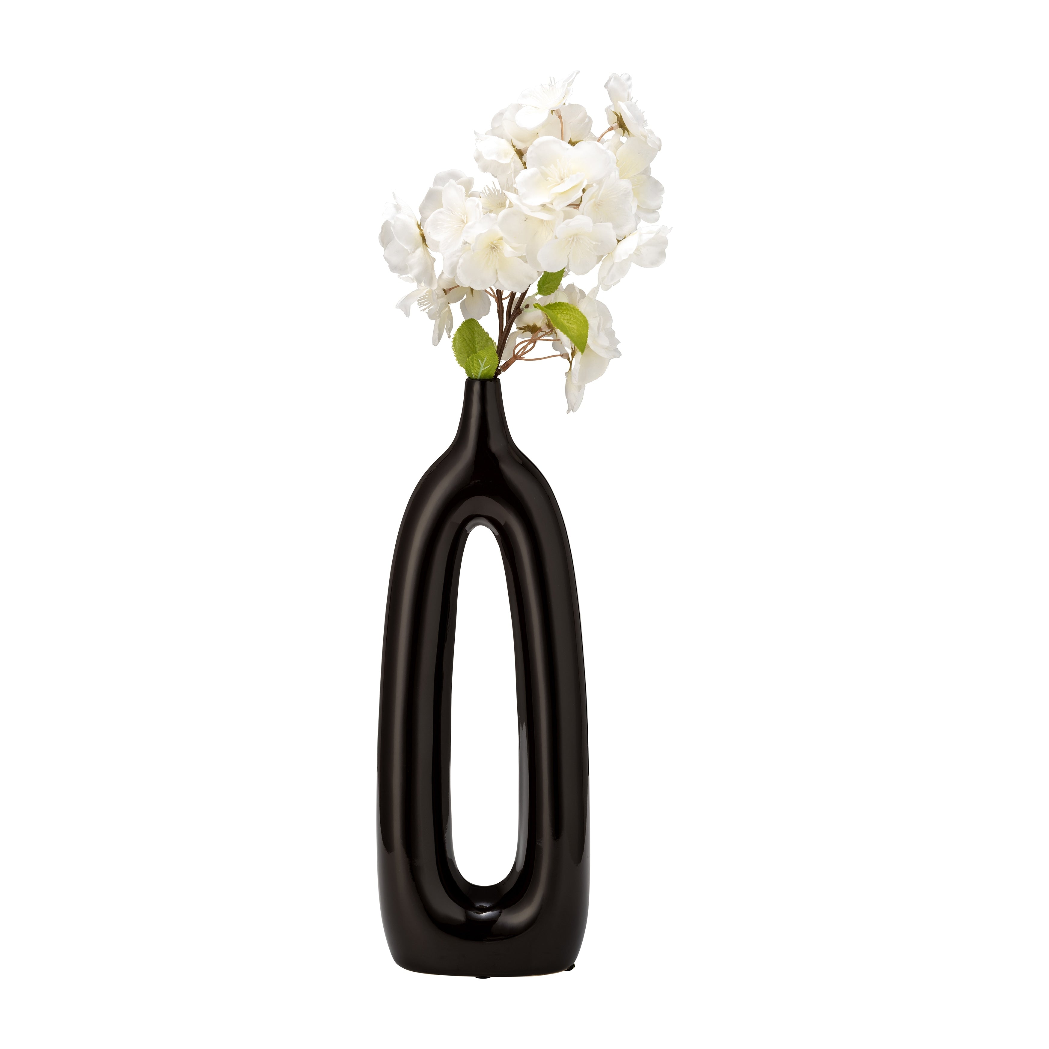 Sagebrook Home's Elegant Ceramic Vase - Perfect For Any Decor