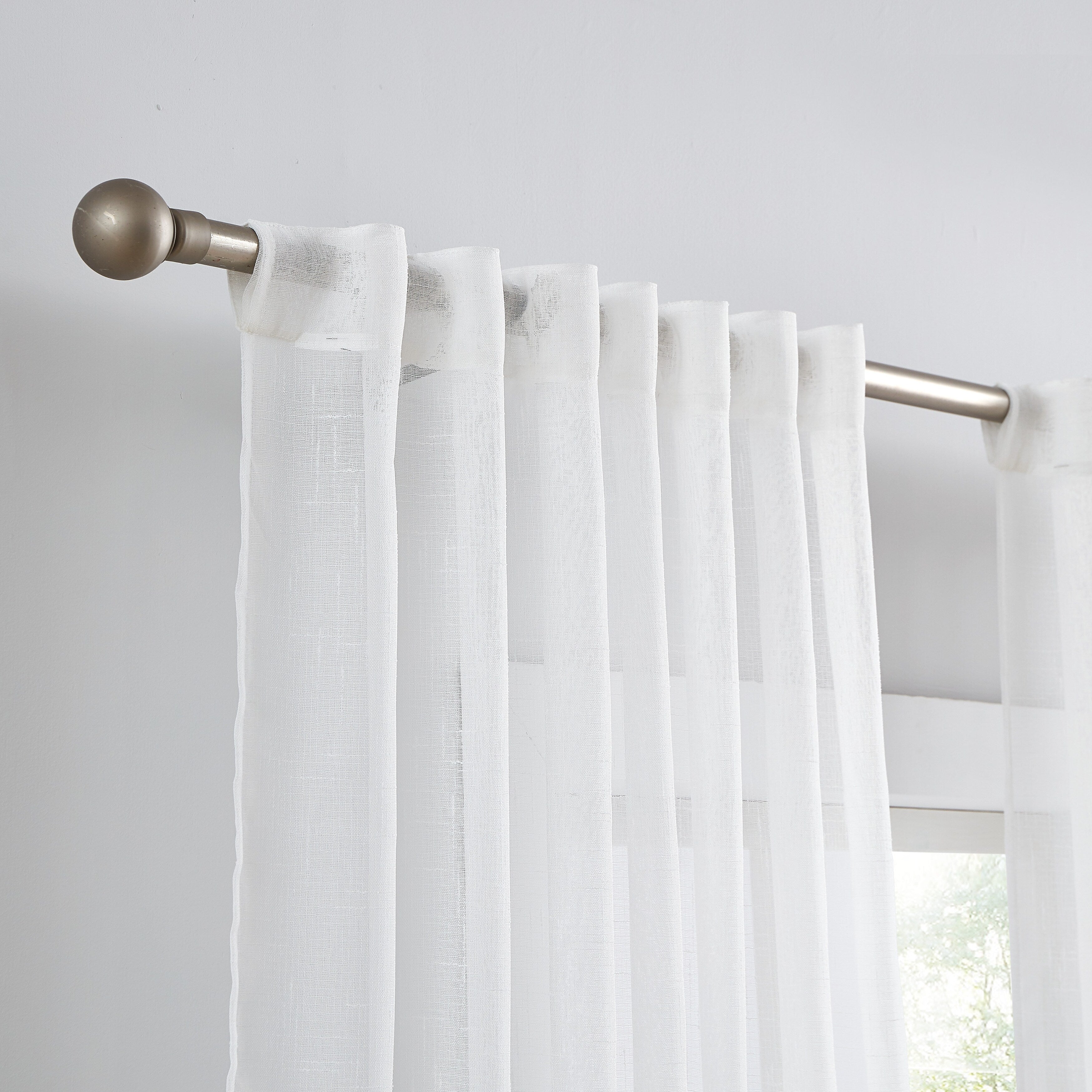 Cannon Sheer Window Curtain Panel Pair