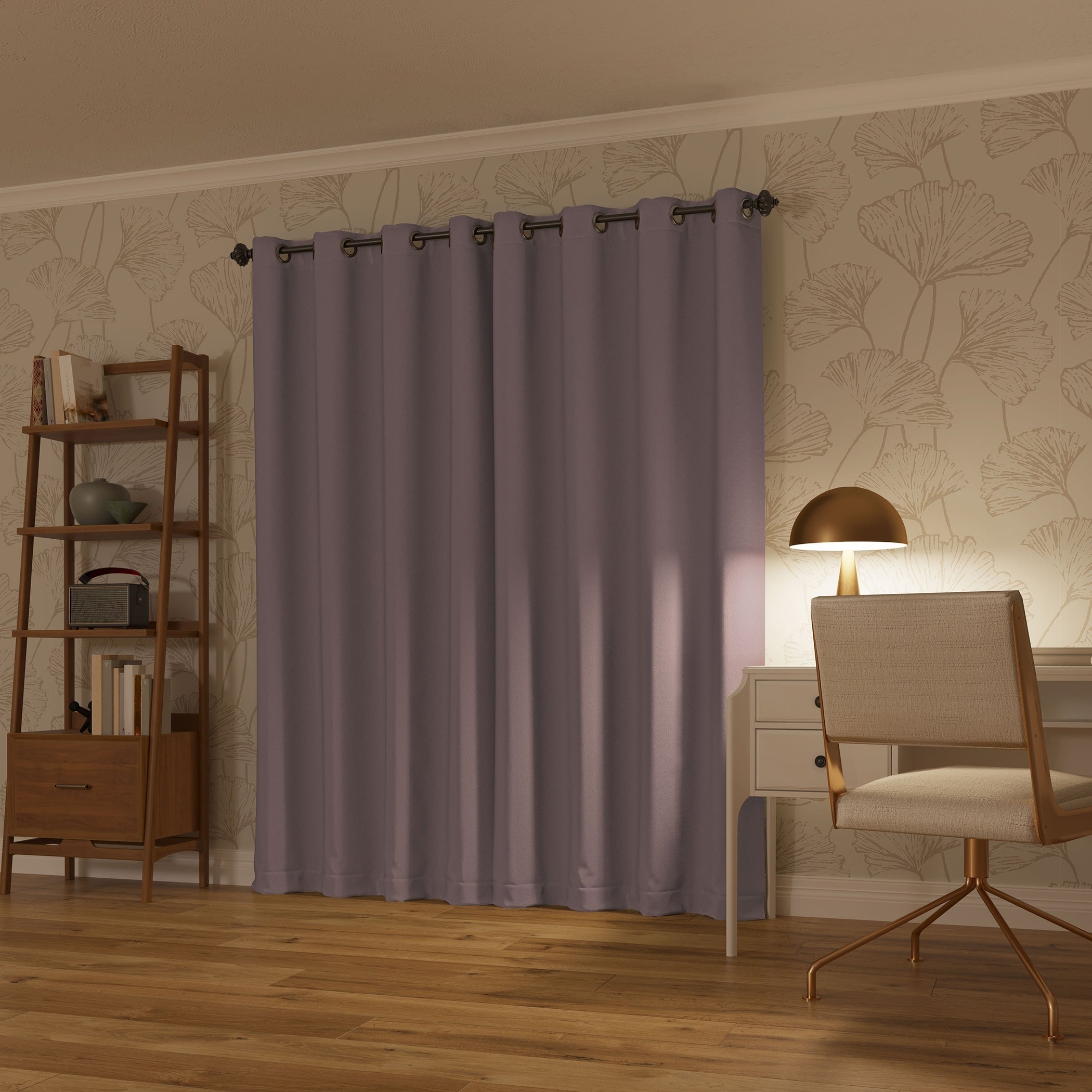 Sun Zero Oslo Theater Grade Extreme Total Blackout Grommet 1-Piece Curtain Panel, Single Panel