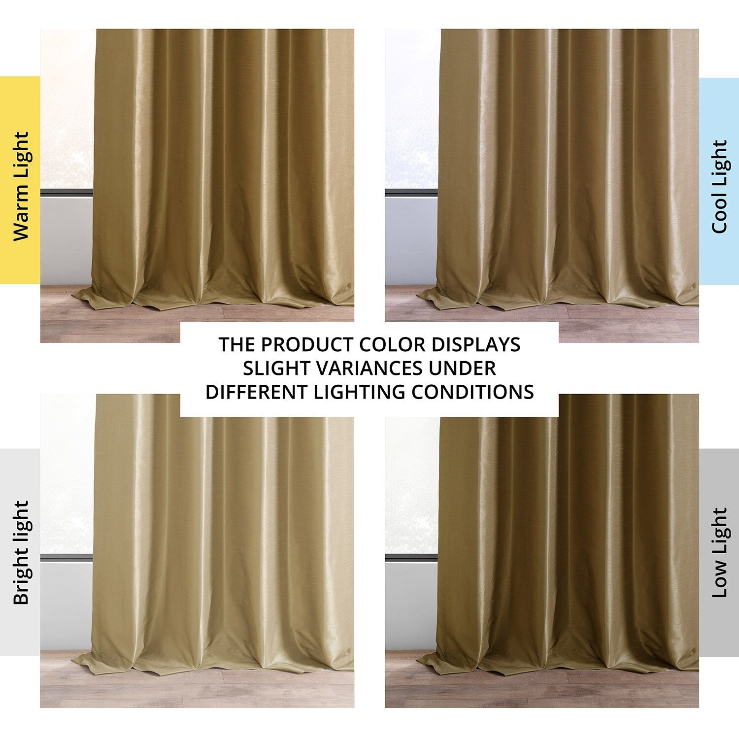 Exclusive Fabric Ruched Textured Faux Dupioni Silk Curtain (1 Panel)