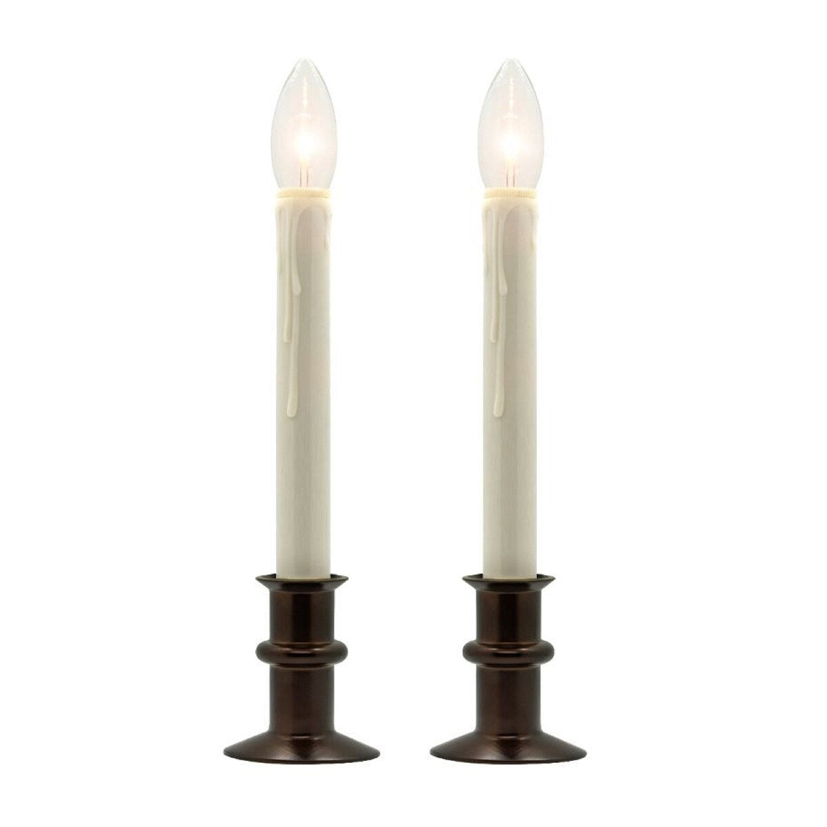 B/O Bi Directional IR Window Hugger Candles w/Remote (Set of 2 or 4)