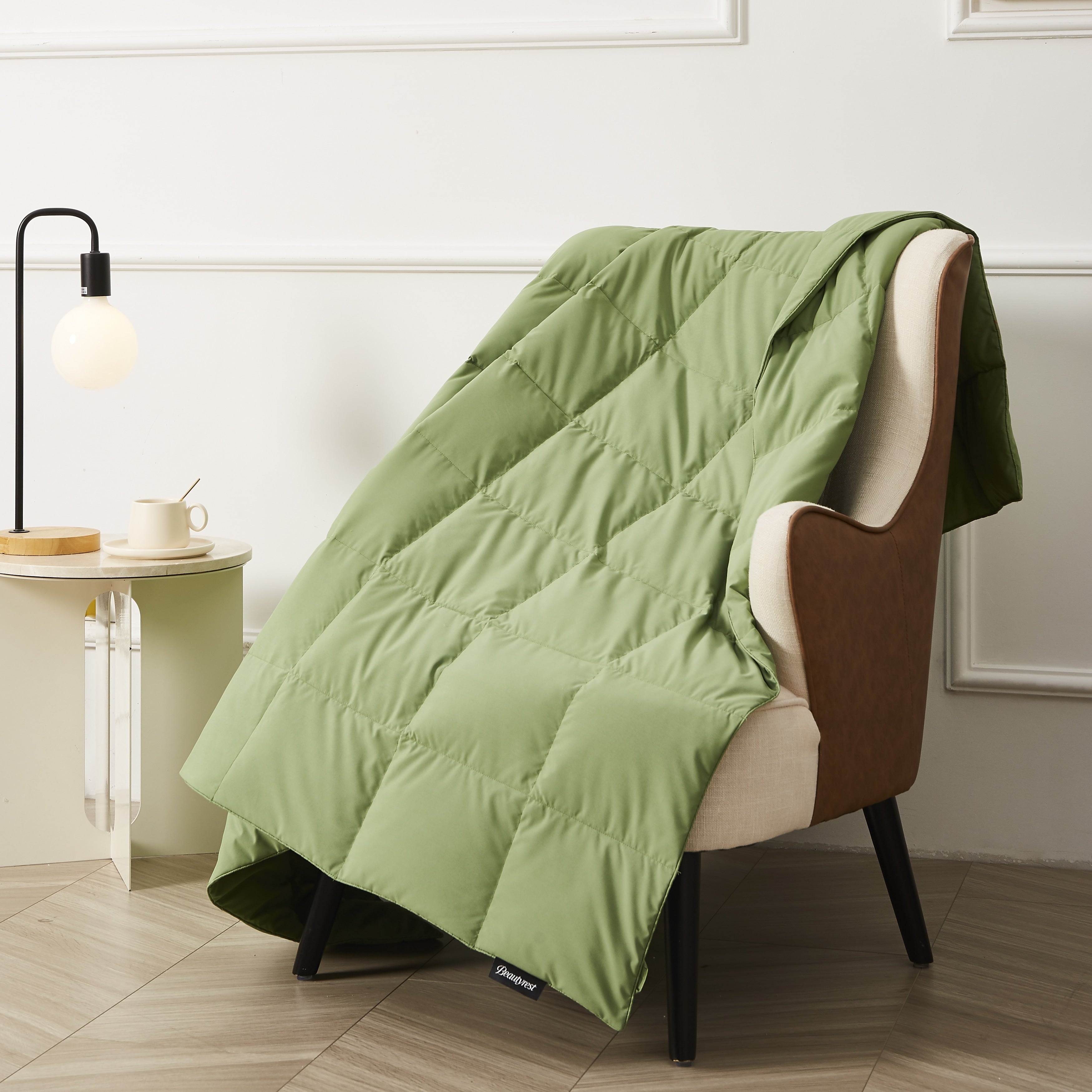 Beautyrest Packable Oversized Down Throw With Slumber Pouch